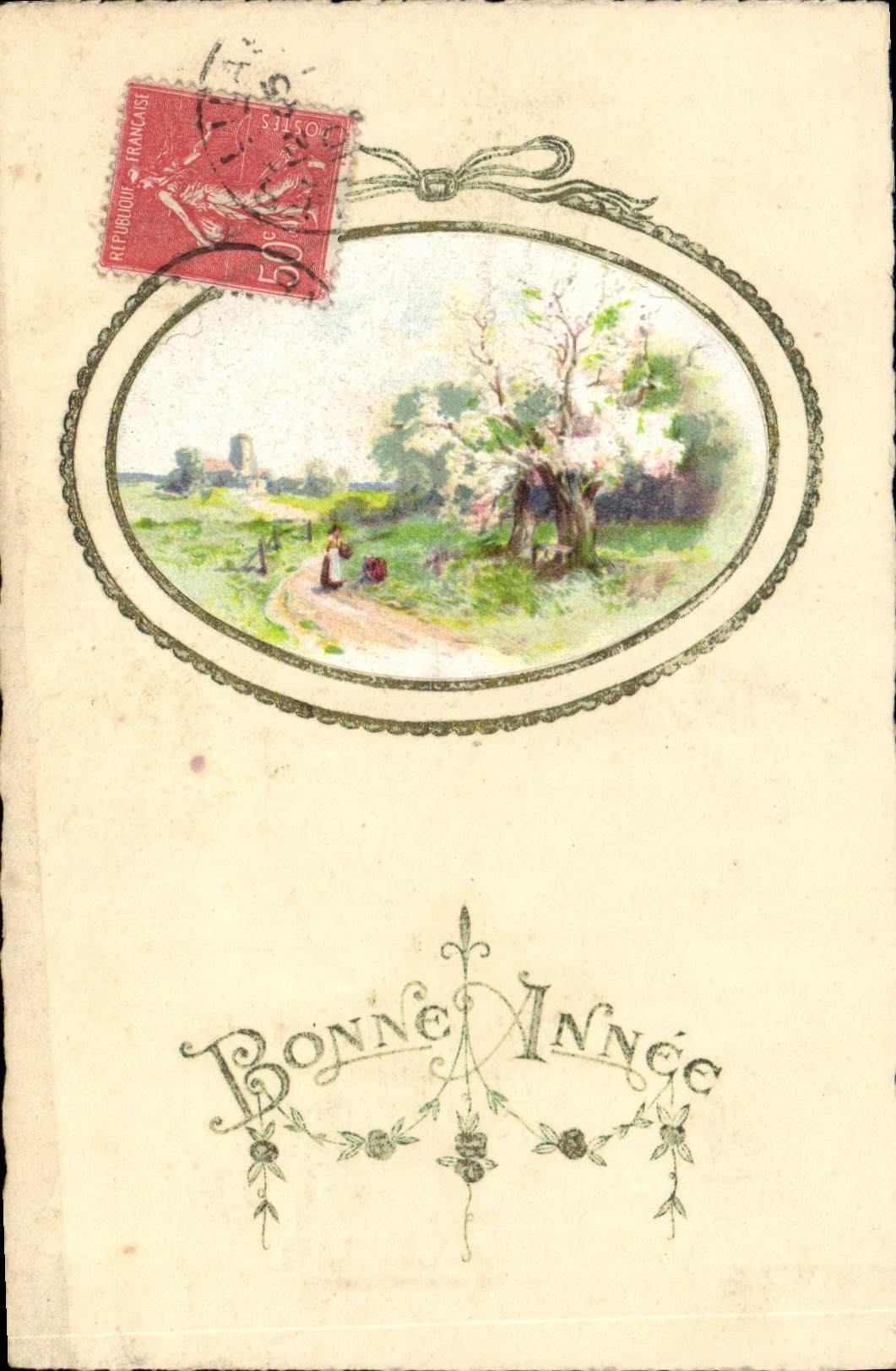 CPA Bonne Annee 