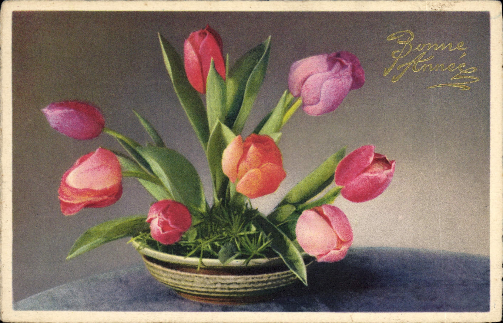 CPA Fantaisie Fleurs