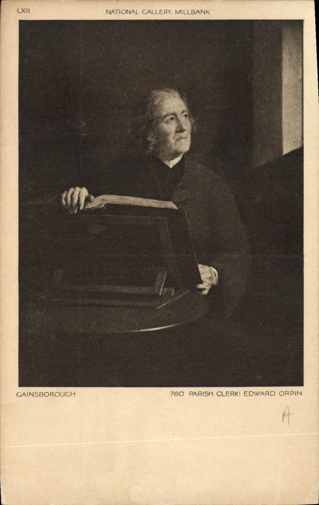 CPA Gainsborouch Paris Clerk Edward Orpin 