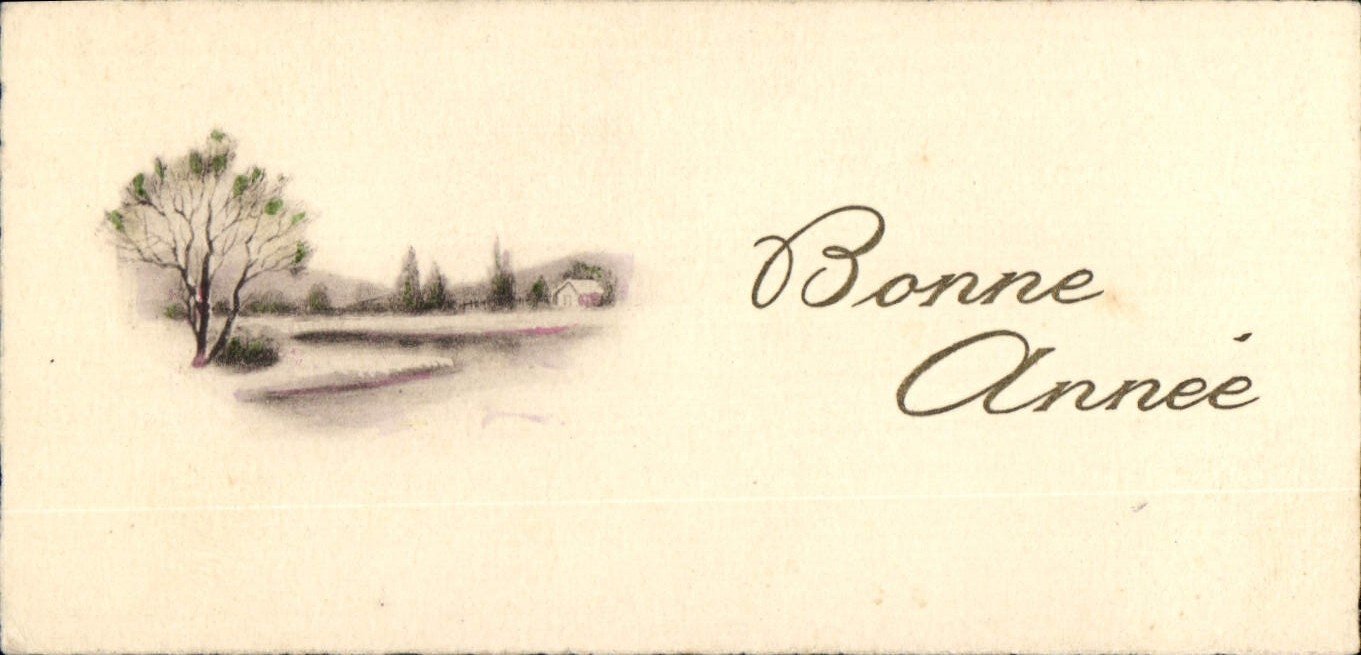 CPA Bonne Annee 
