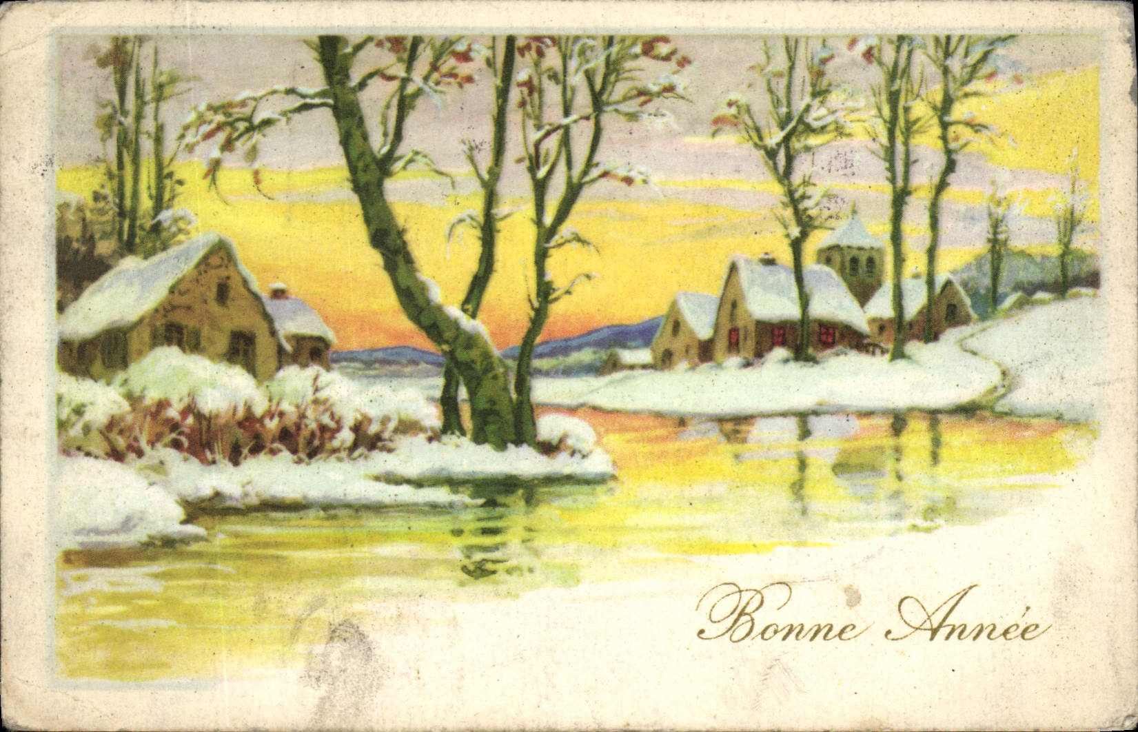 CPA Bonne Annee 