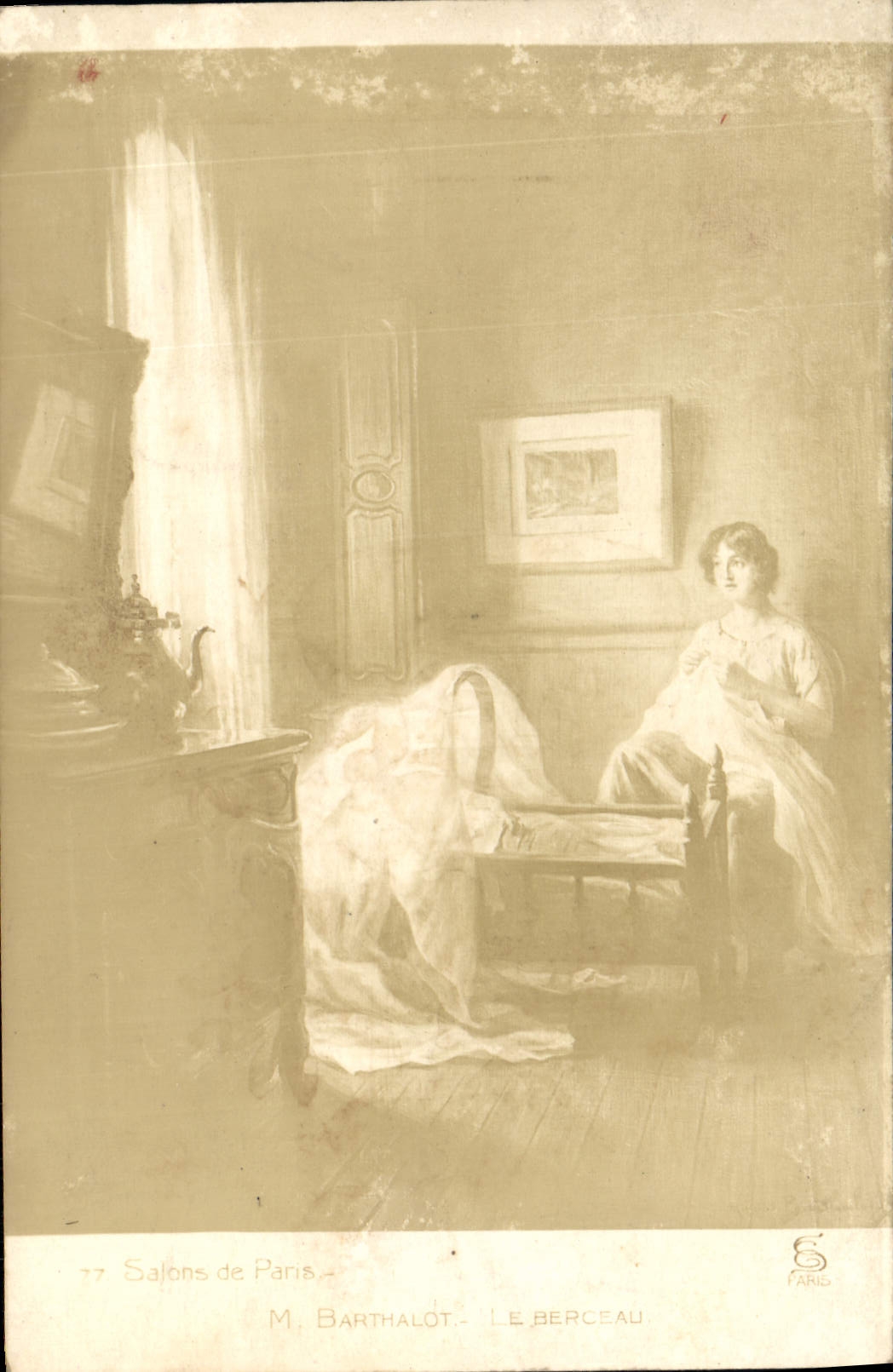 CPA Salons de Paris Barthalot Le berceau