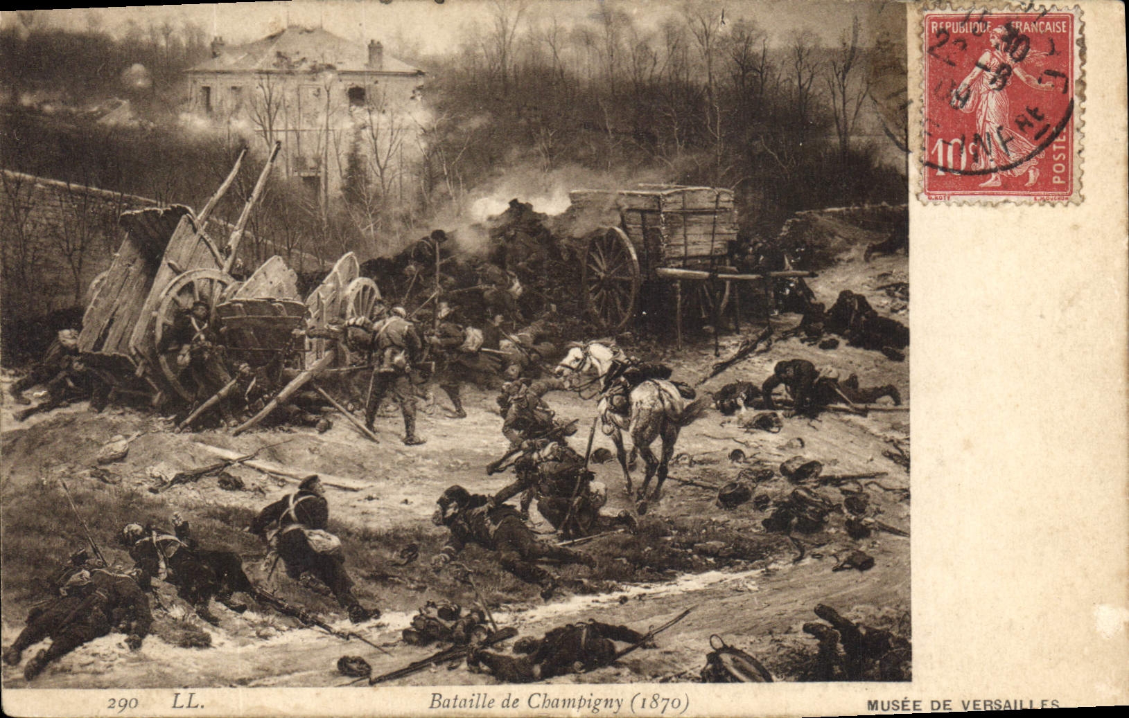 CPA Bataille de Champigny 