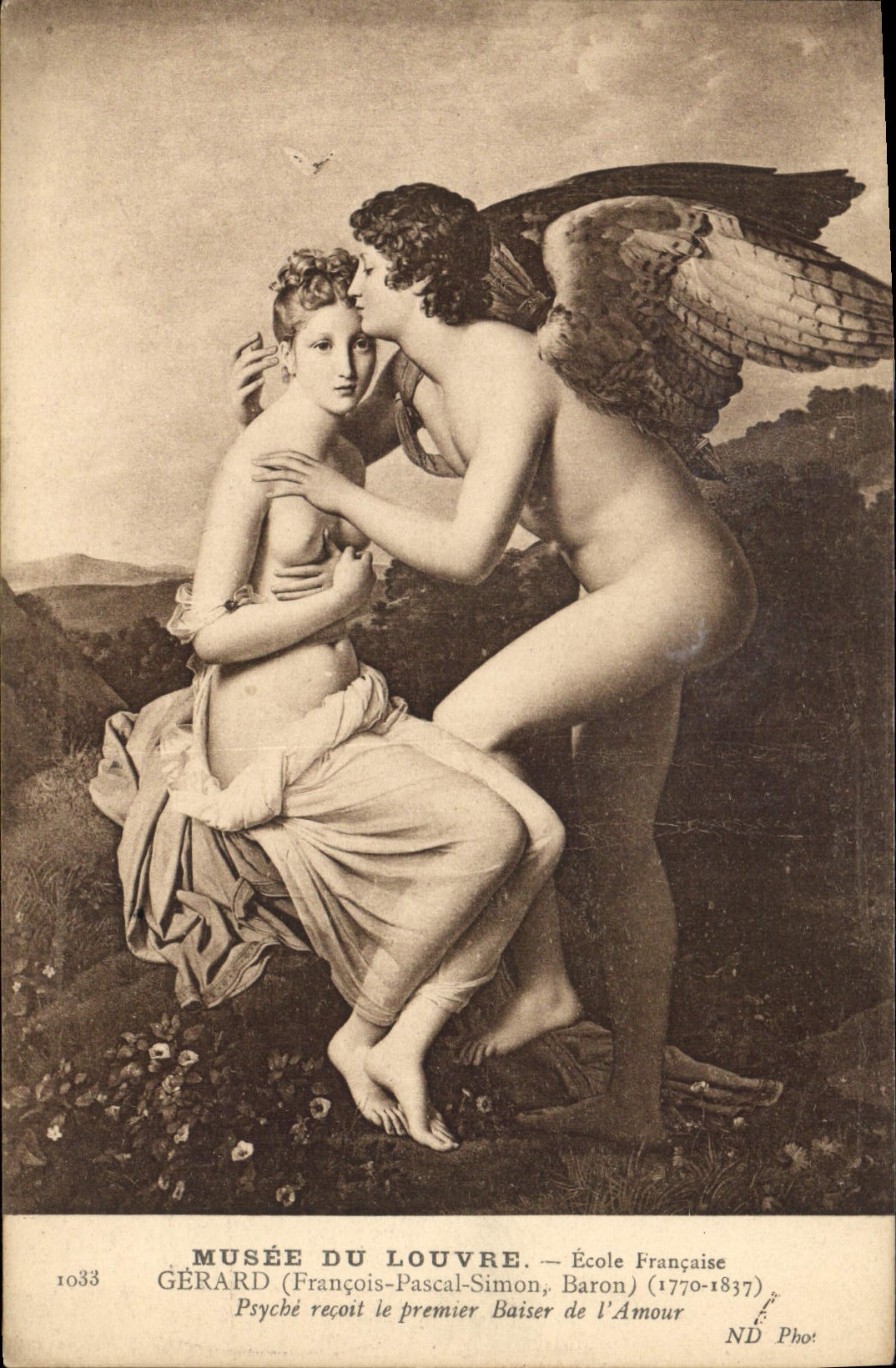 CPA Musee du Louvre Ecole Francaise Gerard Francois Pascal Simon Baron