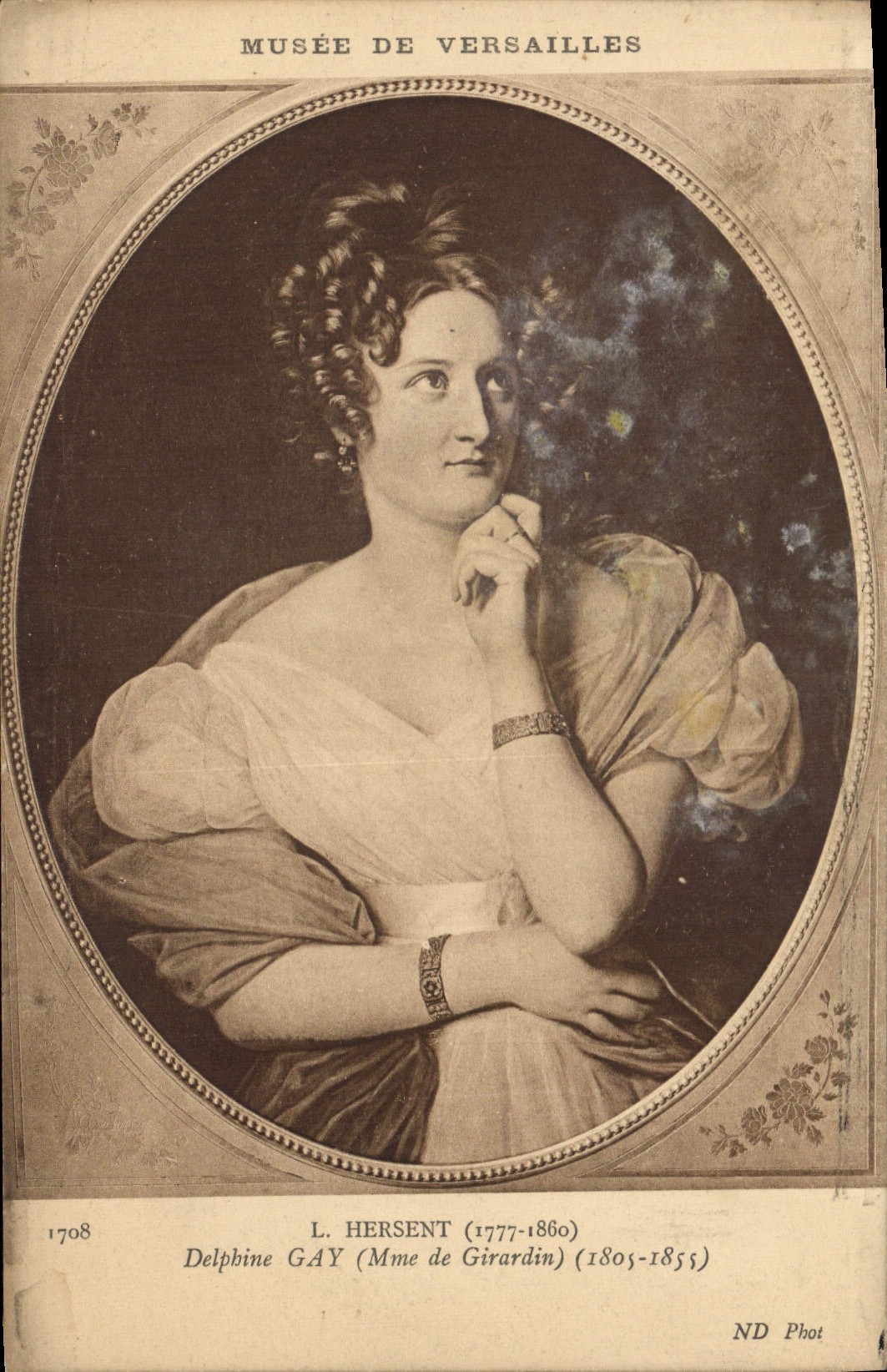 CPA L Hersent Delphine Gay Mme de Girardin