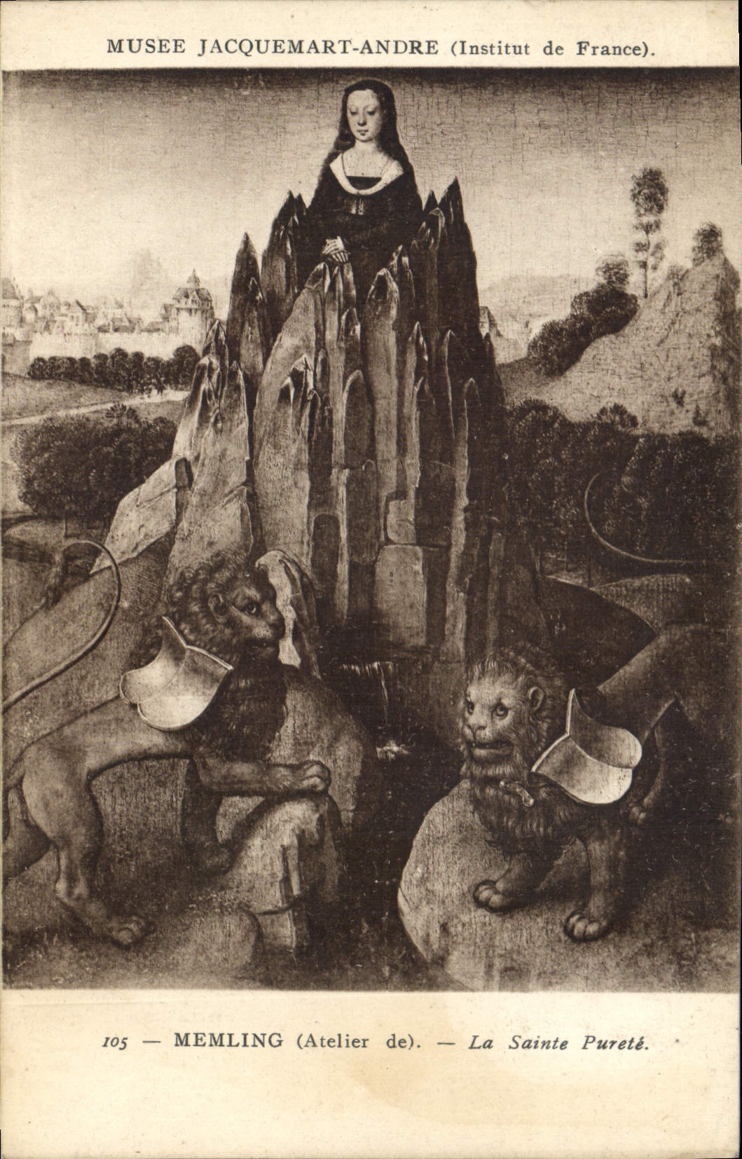 CPA Memling Atelier de La Sainte Purete 