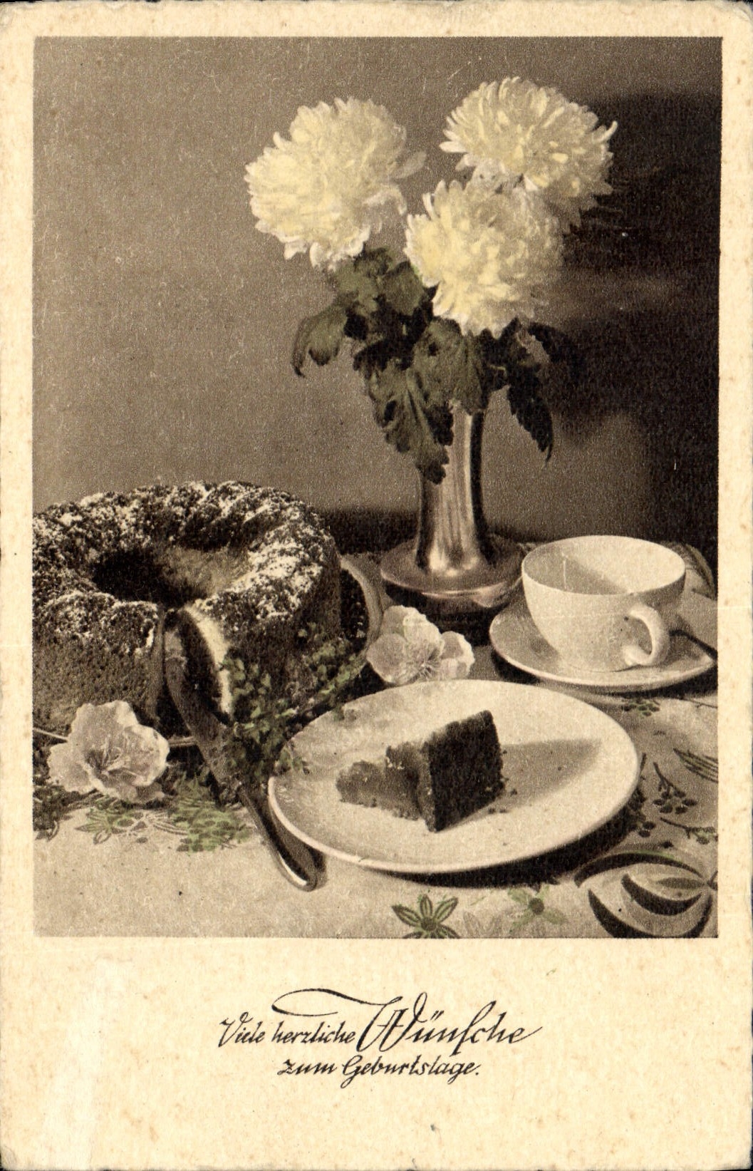 CPA Fantaisie Fleurs