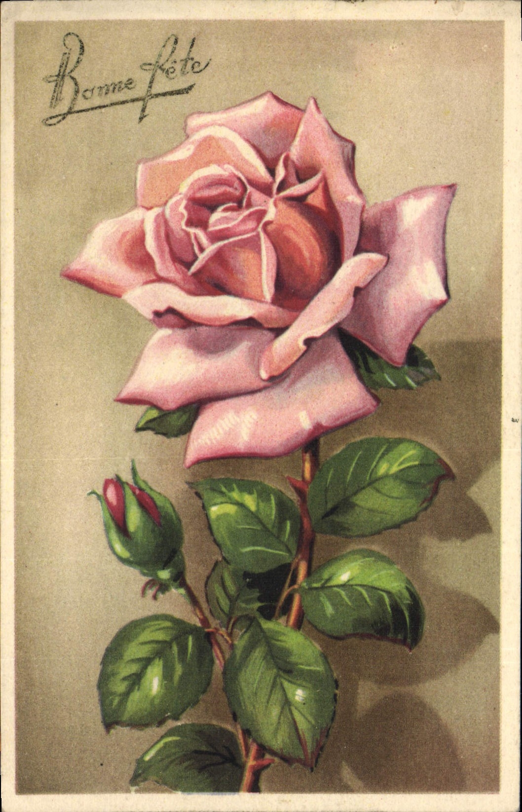 CPA Bonne Fete Fleurs