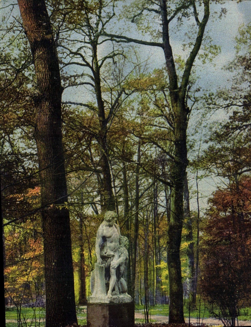 CPA Dresden Grosser Garten im Herbst 