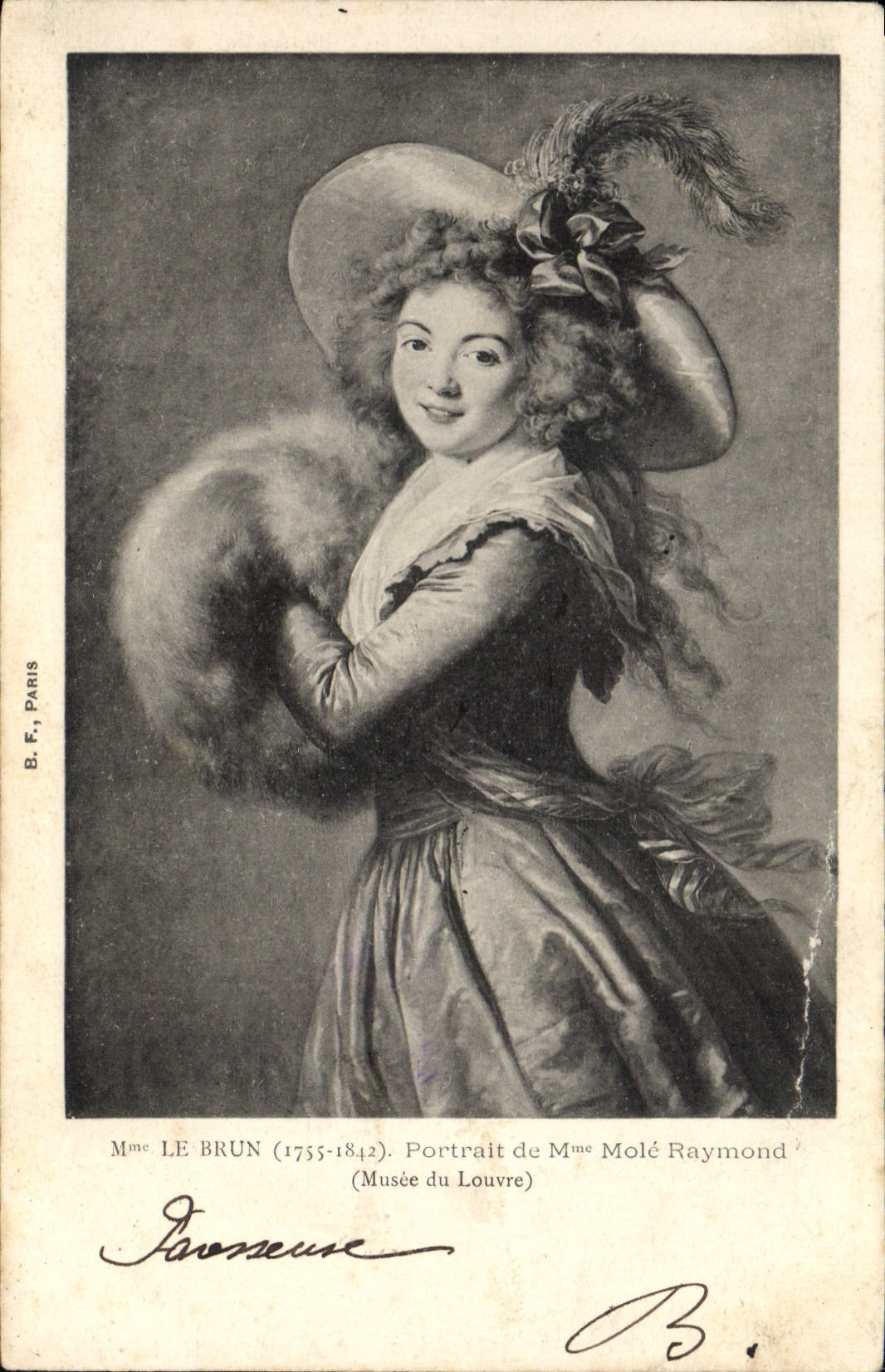 CPA Mme Le Brun Portrait de Mme Mole Raymond Musee du Louvre