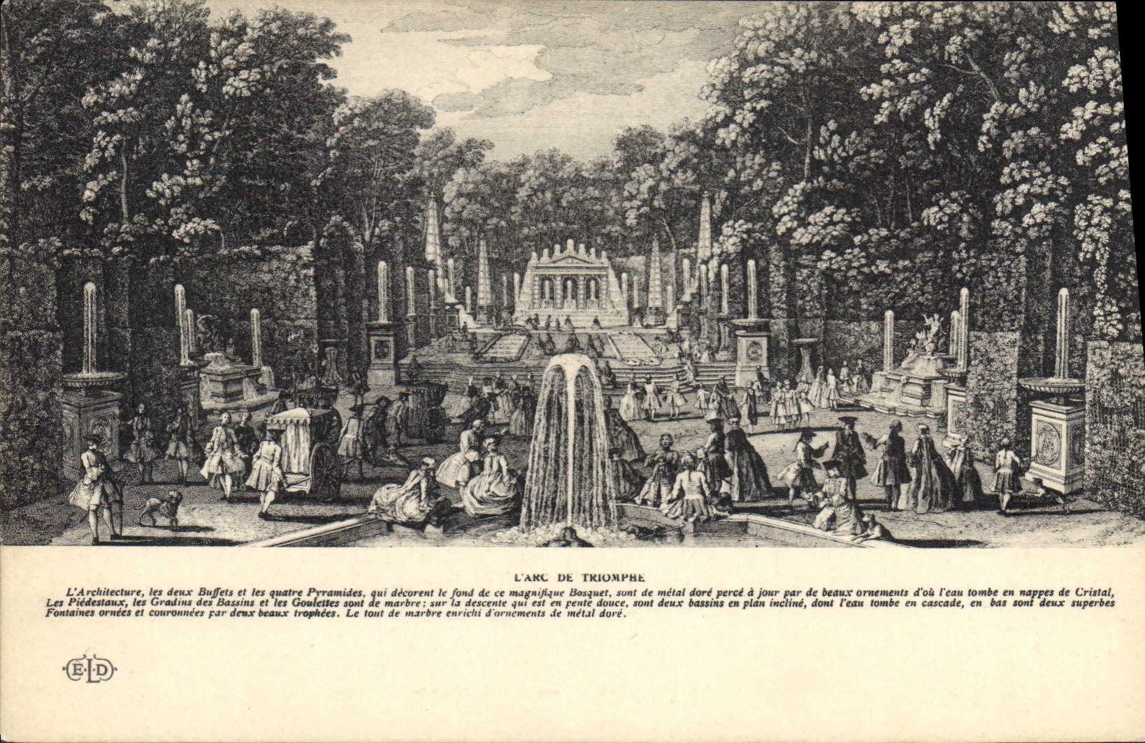 CPA L'Arc de Triomphe 