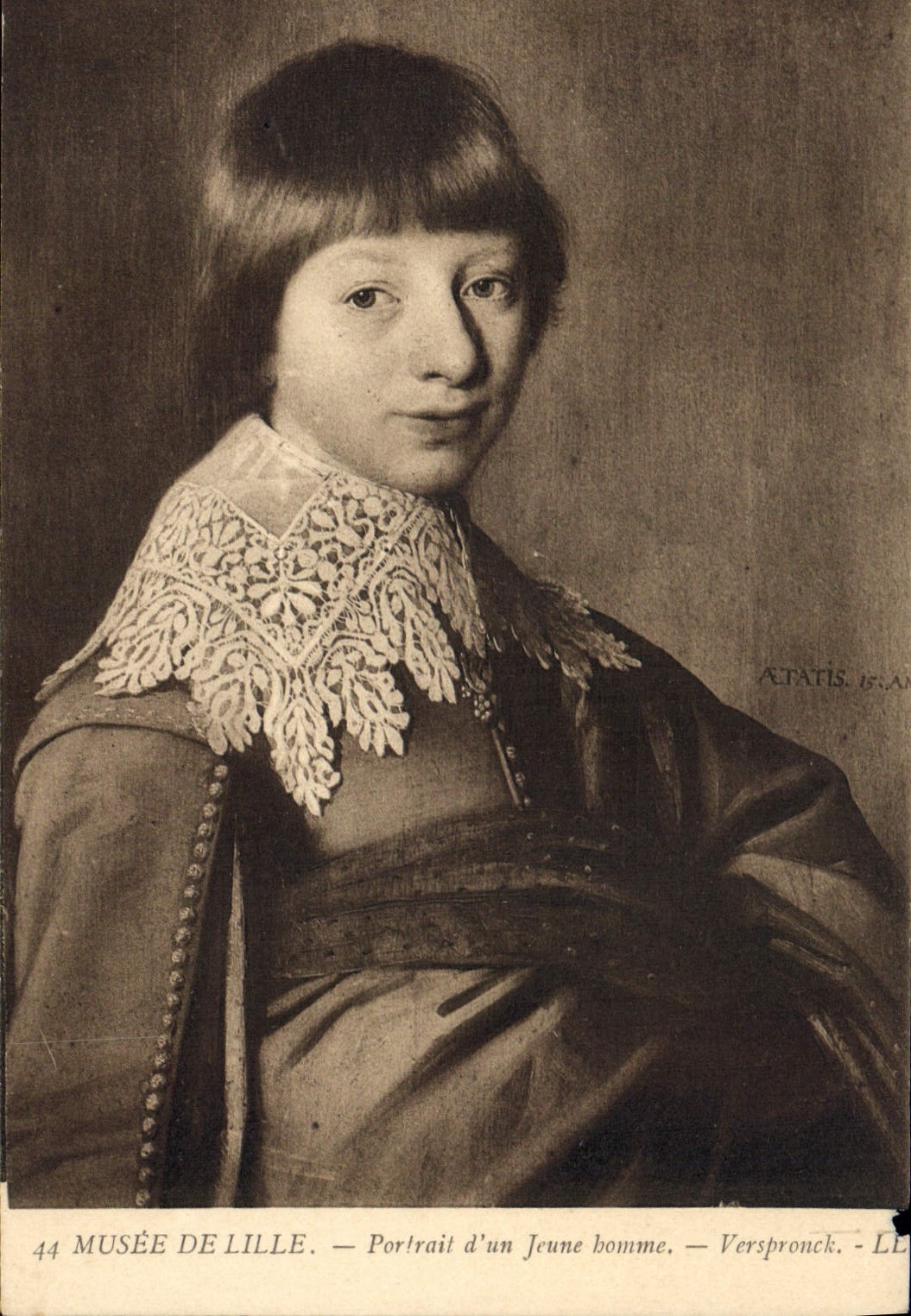 CPA Musee de Lille Portrait d'un Jeune Bomme Verspronek 