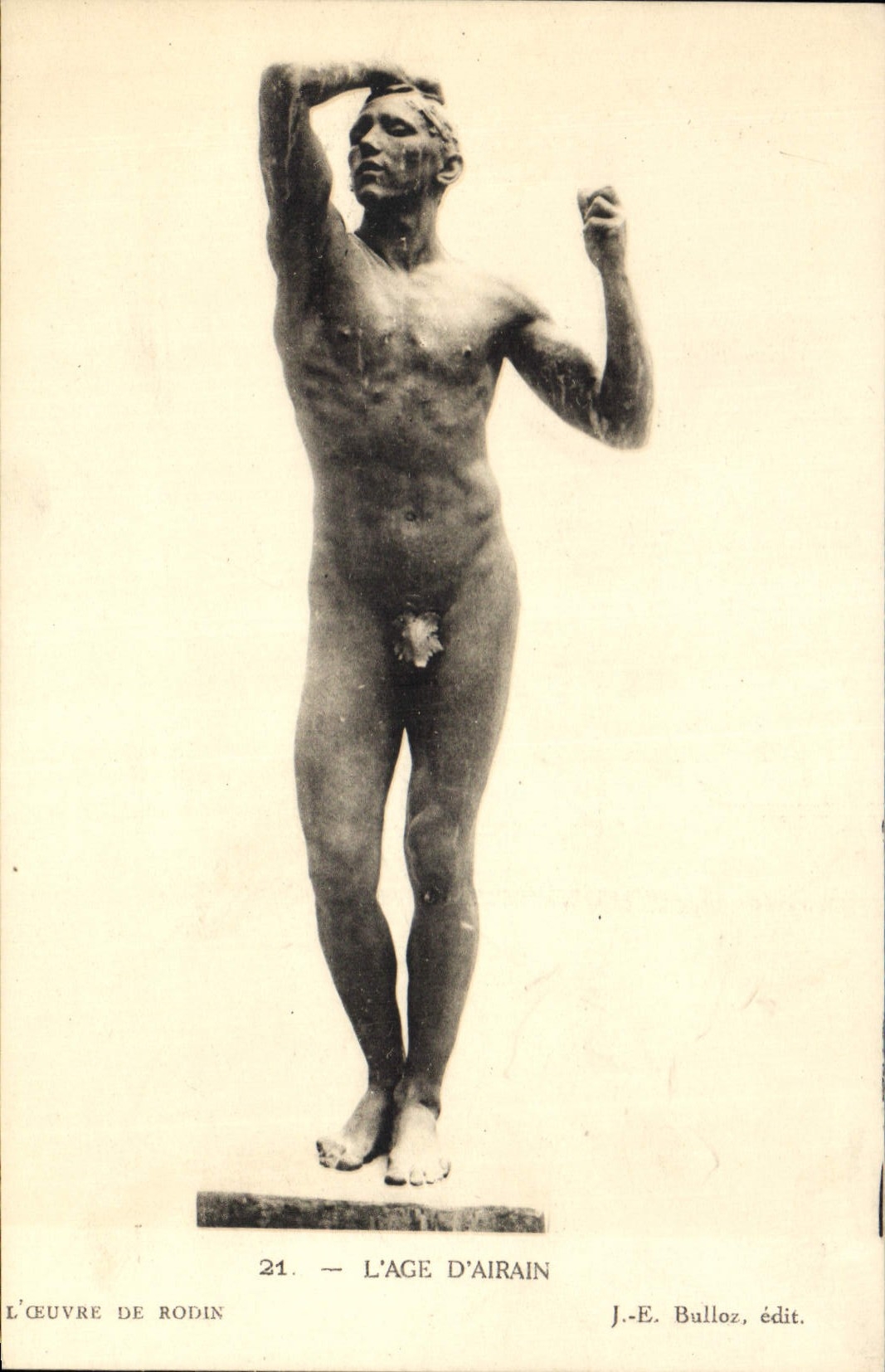 CPA L'Age D'Airain L'Ceuvre de Rodin 
