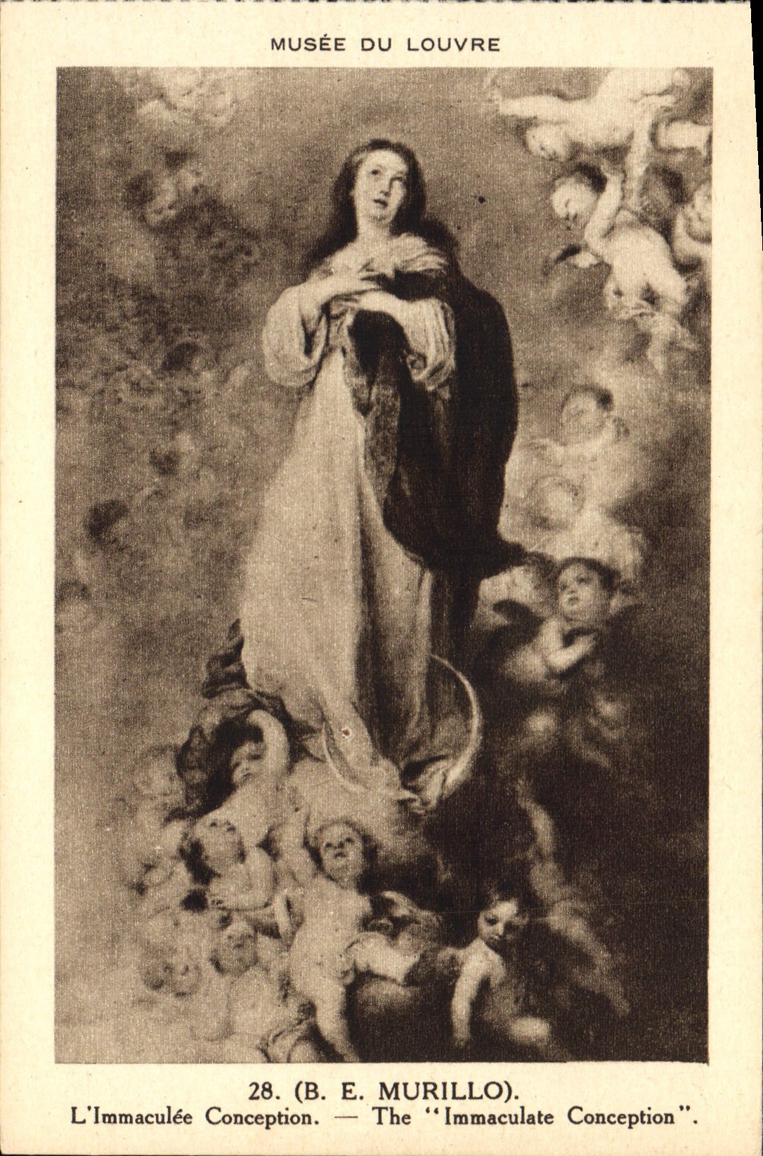 CPA Musee du Louvre B E Murillo L'Immaculee Conception 
