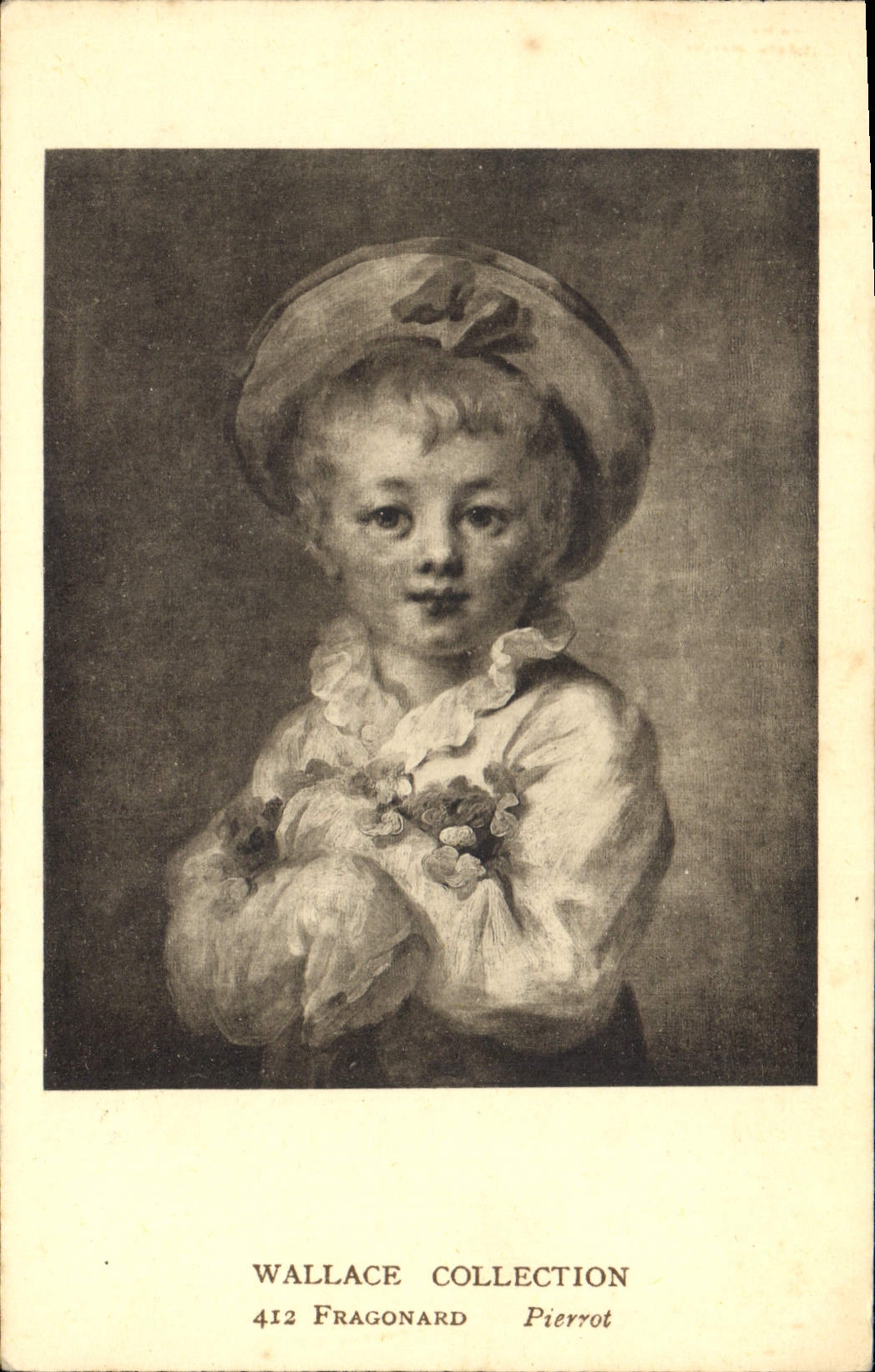 CPA Wallace Collection Fragonard Pierrot