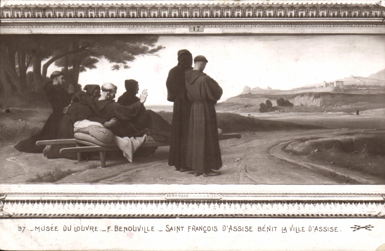 CPA Musee du Louvre F Benouville Saint Francois d'Assise Benit La Ville d'assise 