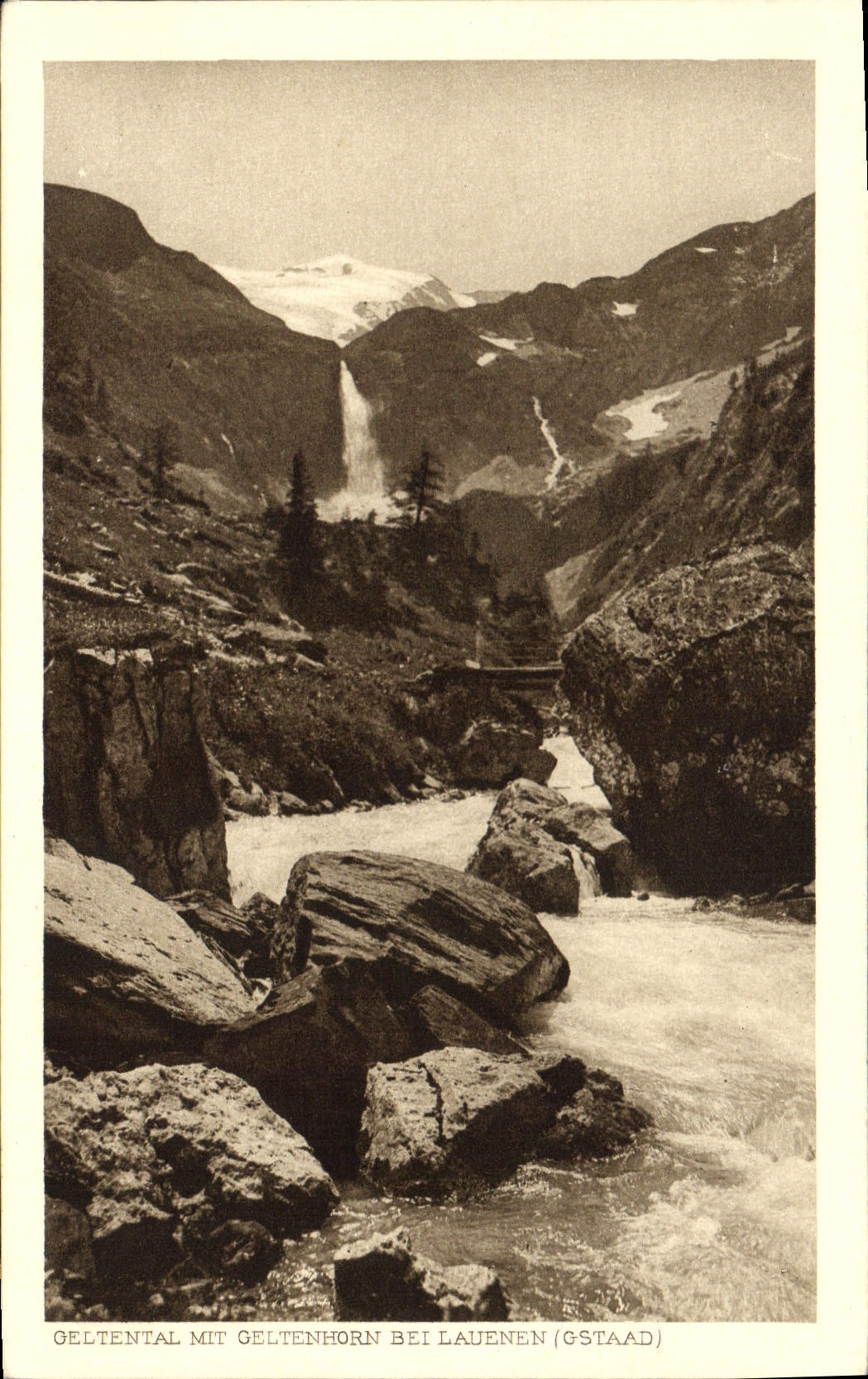 CPA Geltental Mit Geltenhorn sei Lauenen 