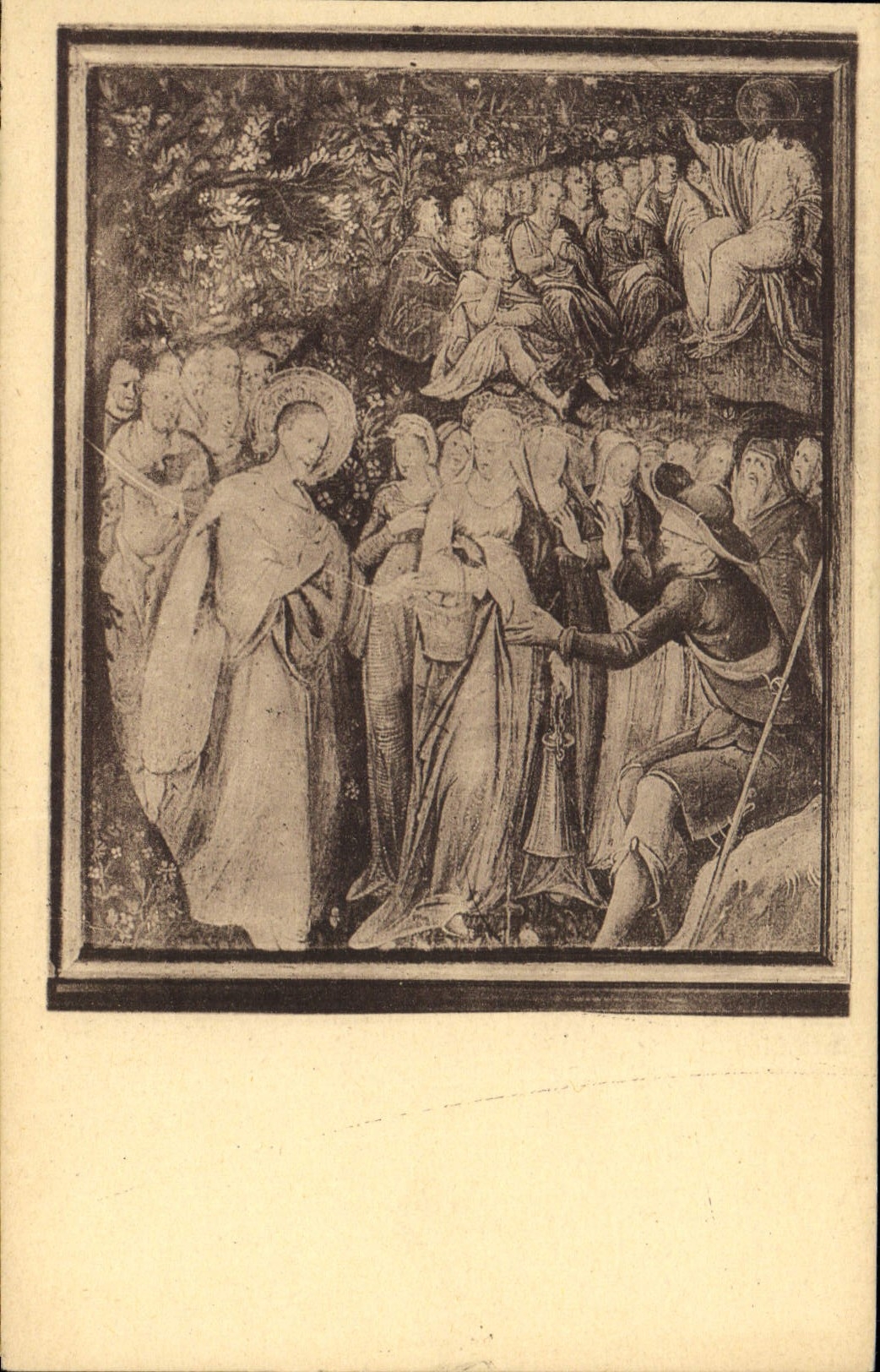 CPA Eglise Saint Louis en l'Isle Guerison de l'Aveugle-ne Ecole Hollandaise 