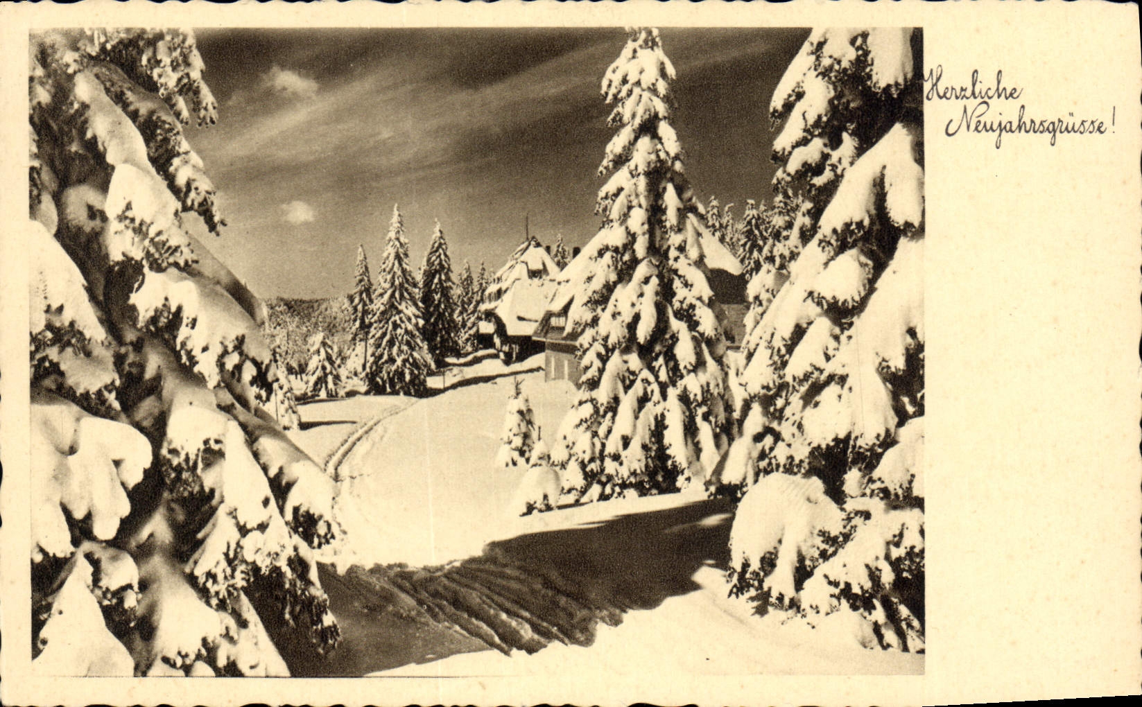 CPA Herzliche Neujahrsgrusse 