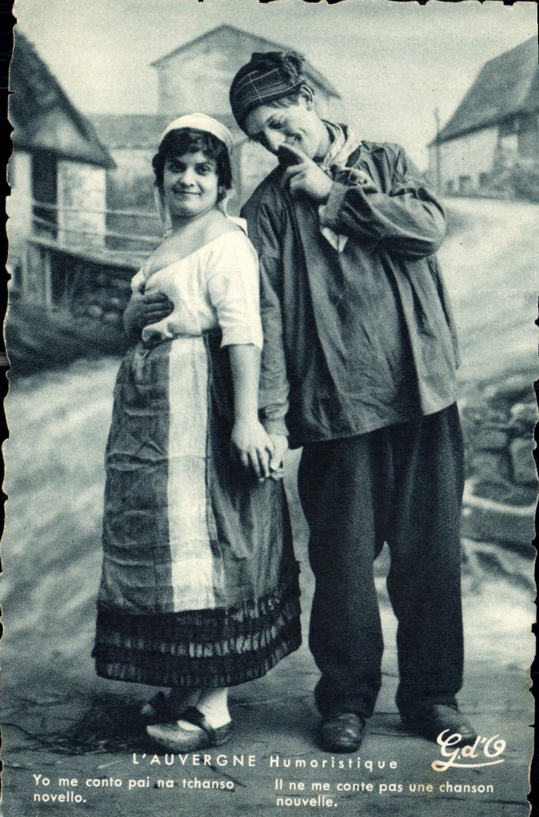 CPA L'Auvergne Humoristique 