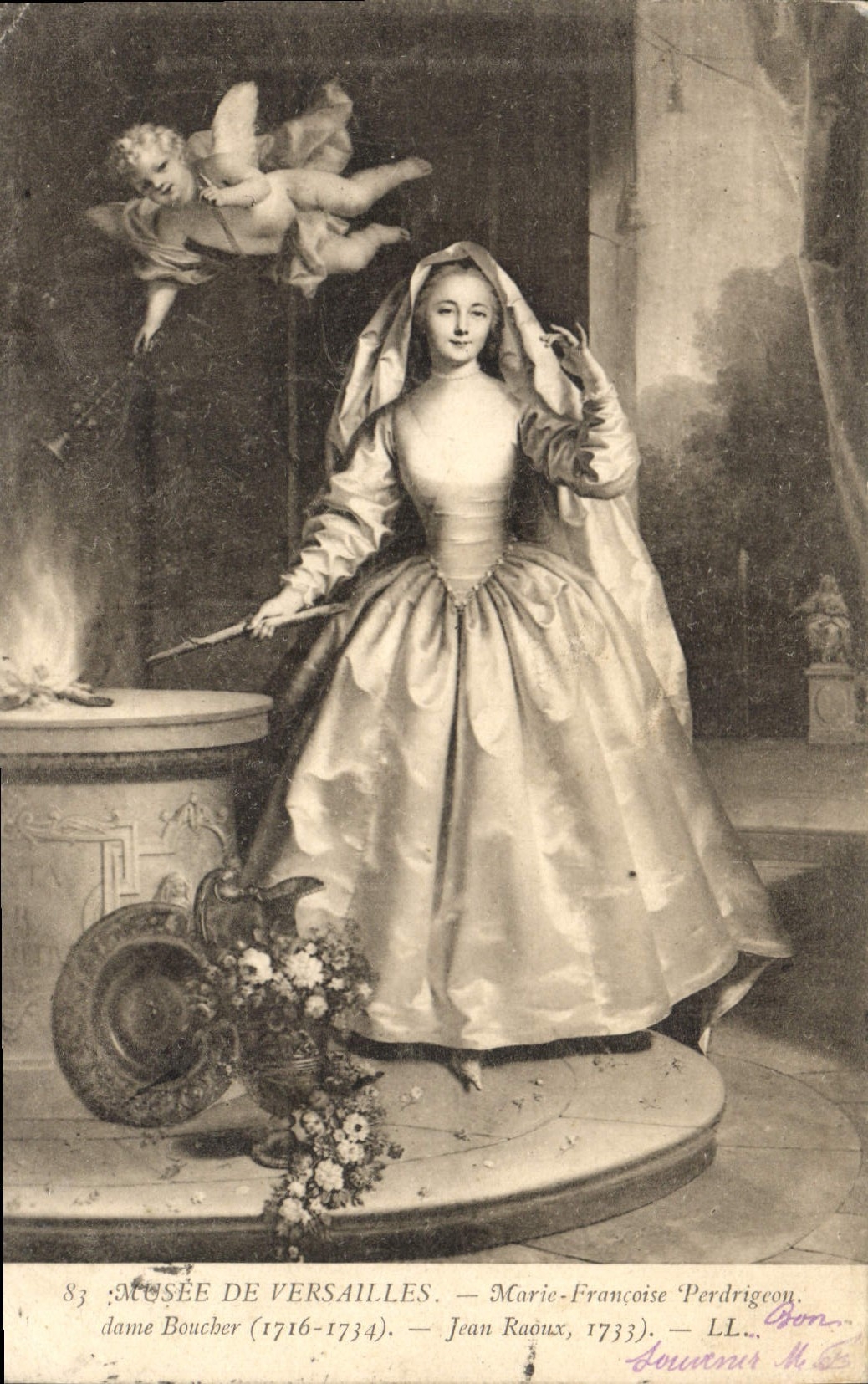 CPA Musee de Versailles Marie Francoise Perdrigeon dame Boucher 