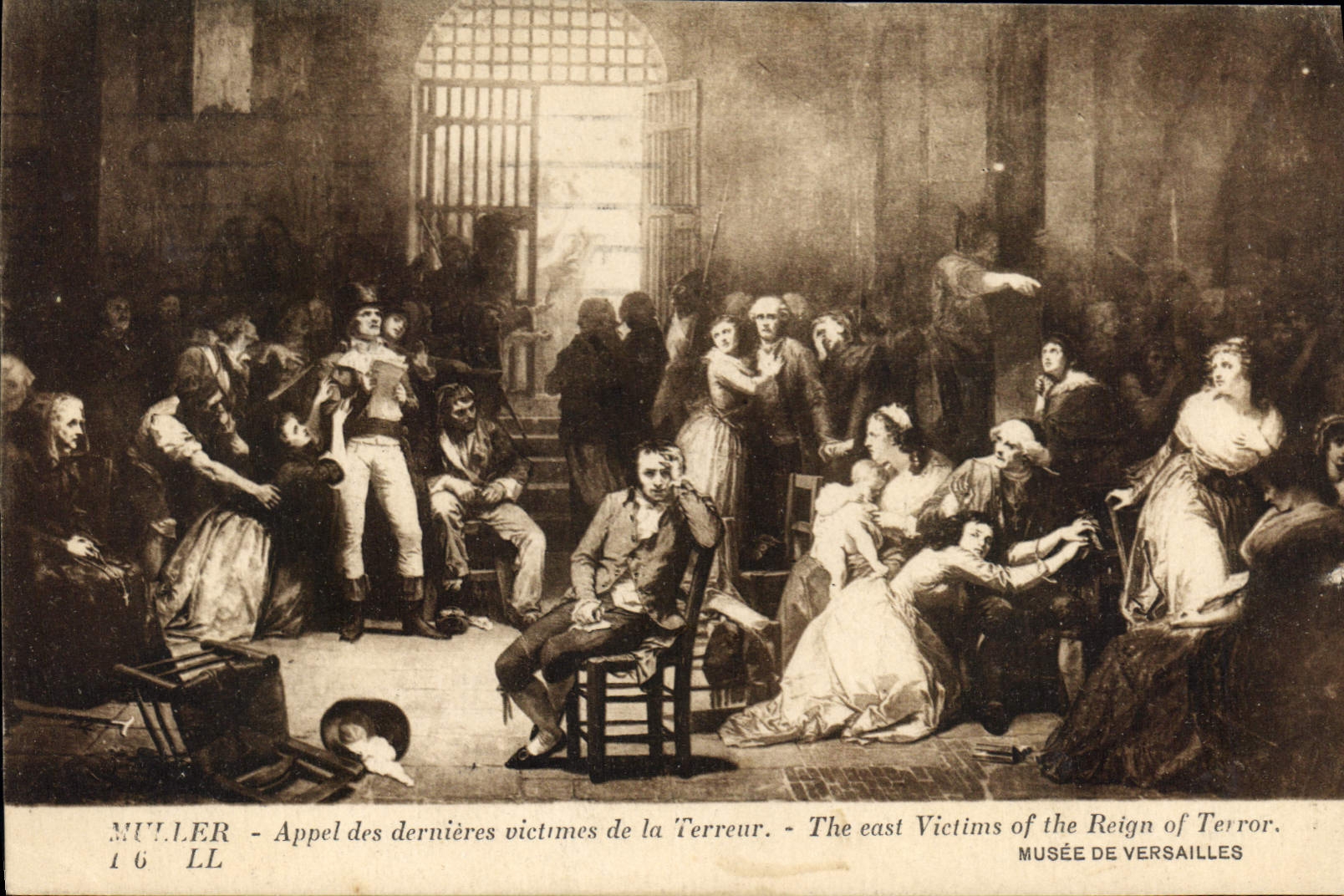 CPA Muller Appel des dernieres victimes de la Terreur 