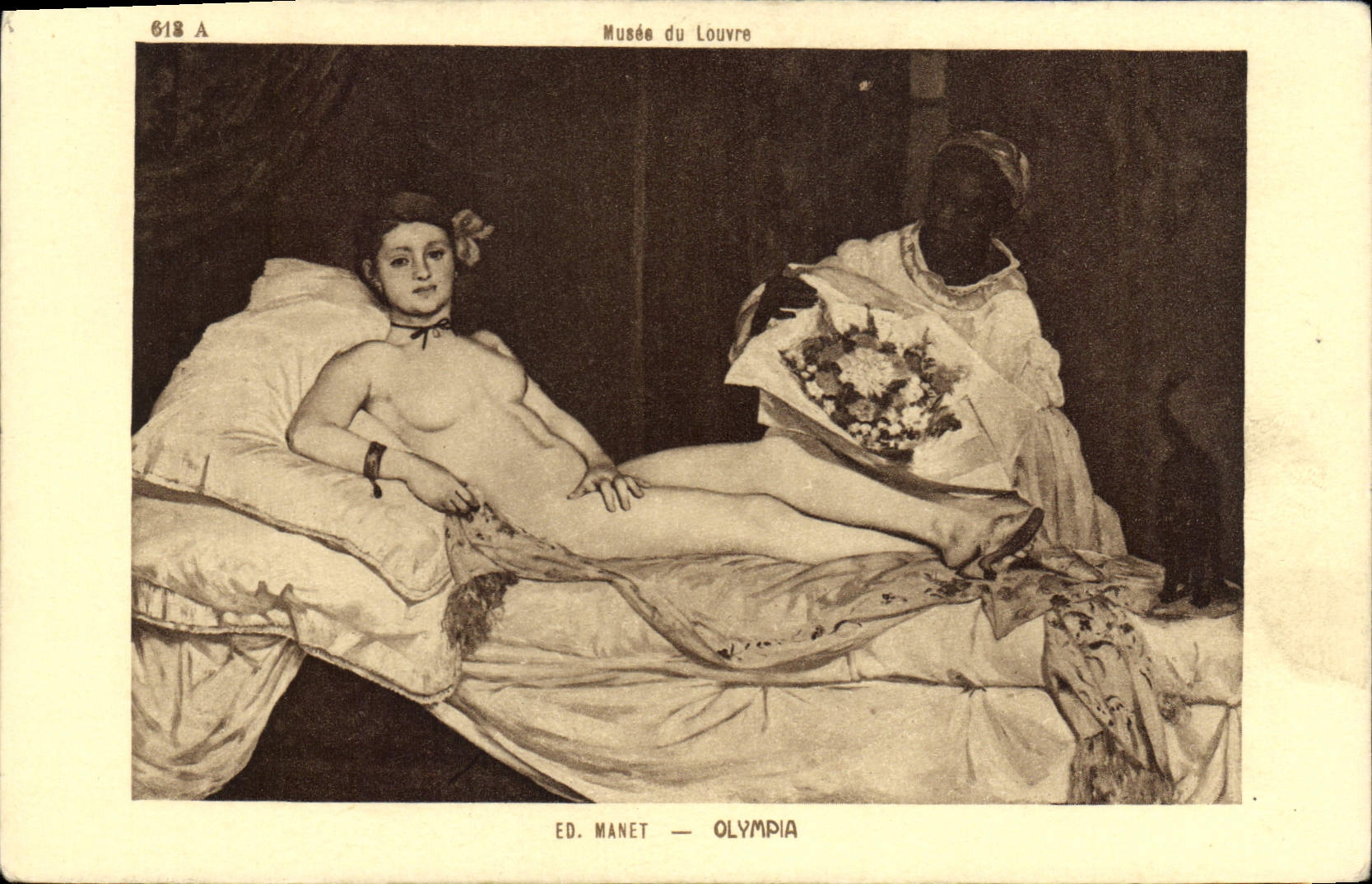 CPA Manet Olympia 