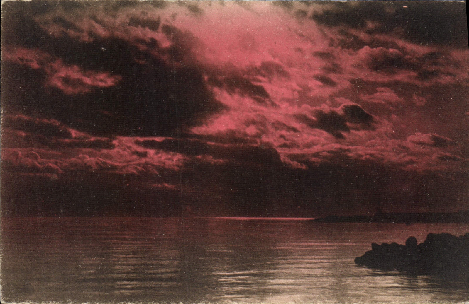 CPA Paysage bord de mer