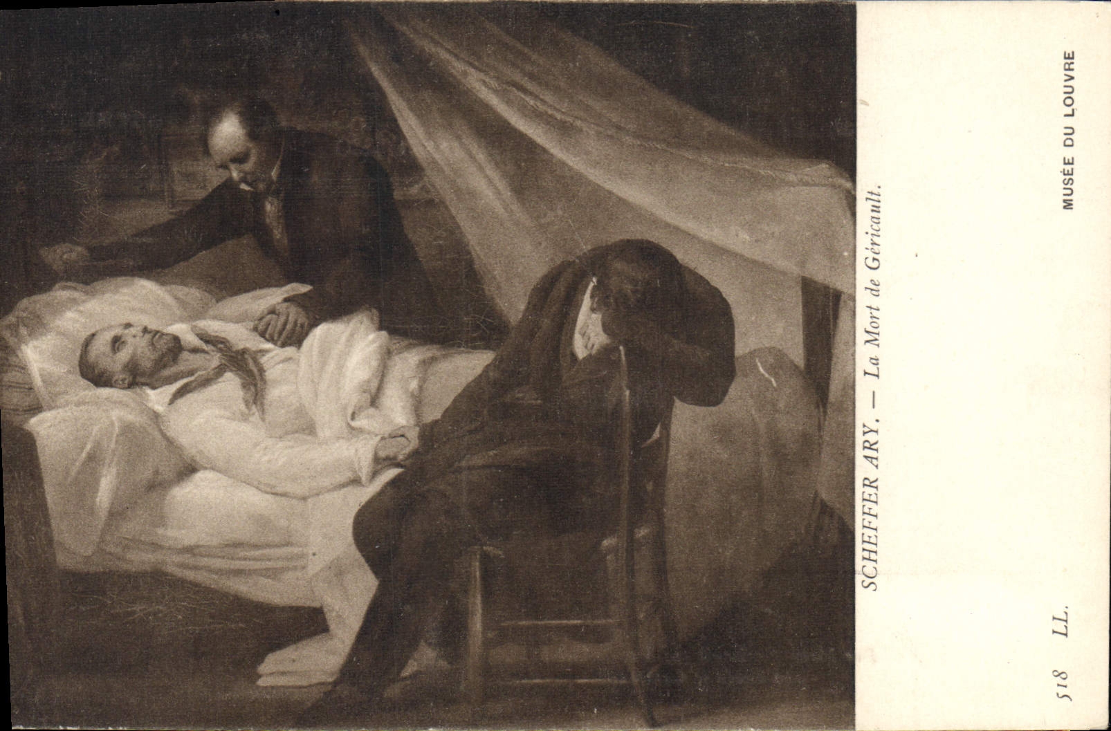 CPA Scheffer Ary La Mori de Gericauli Musee du Louvre