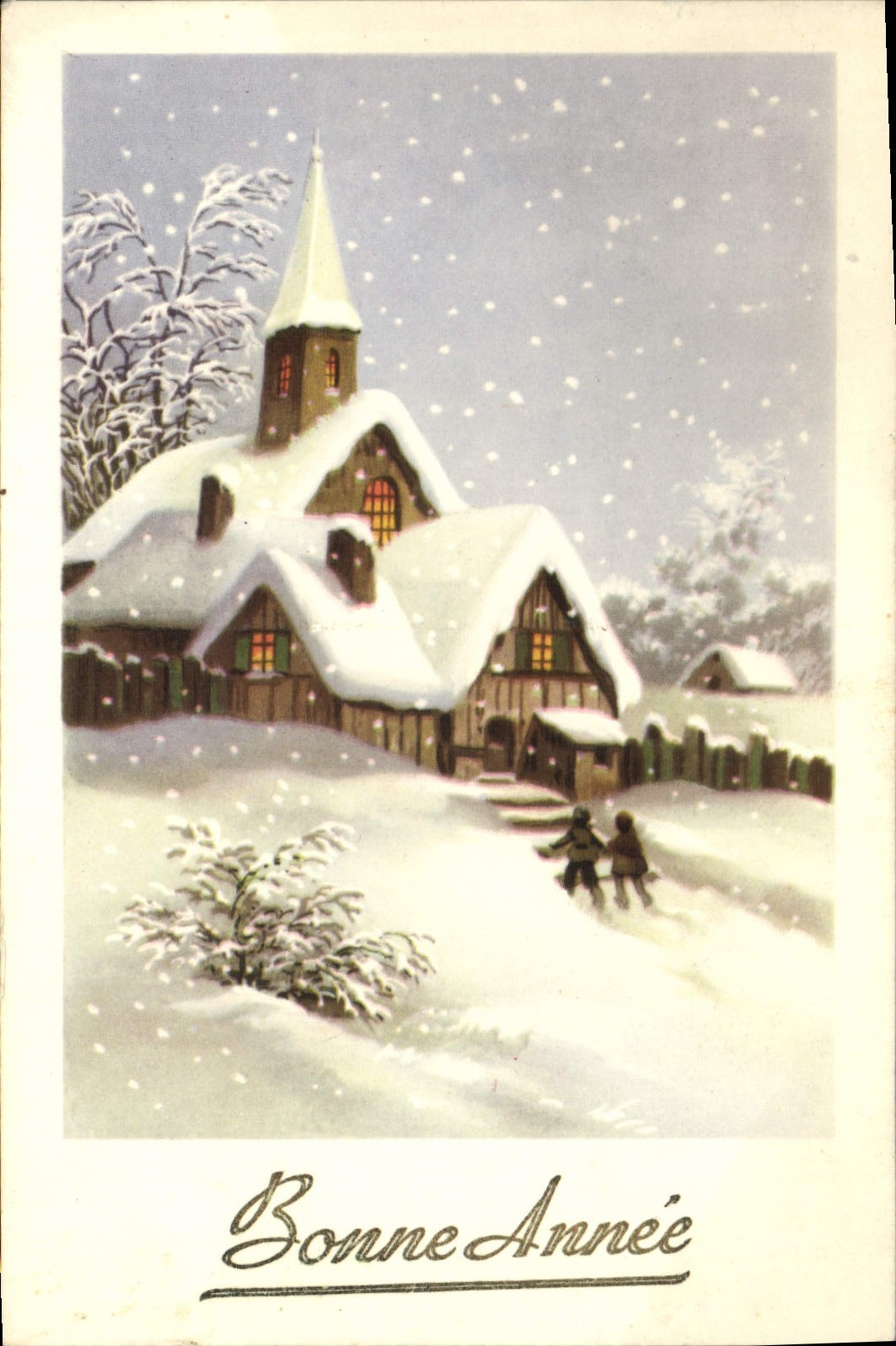 CPA Bonne Annee 