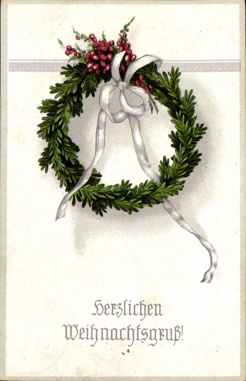 CPA Herzlichen Weihnachtsqeub Fleurs