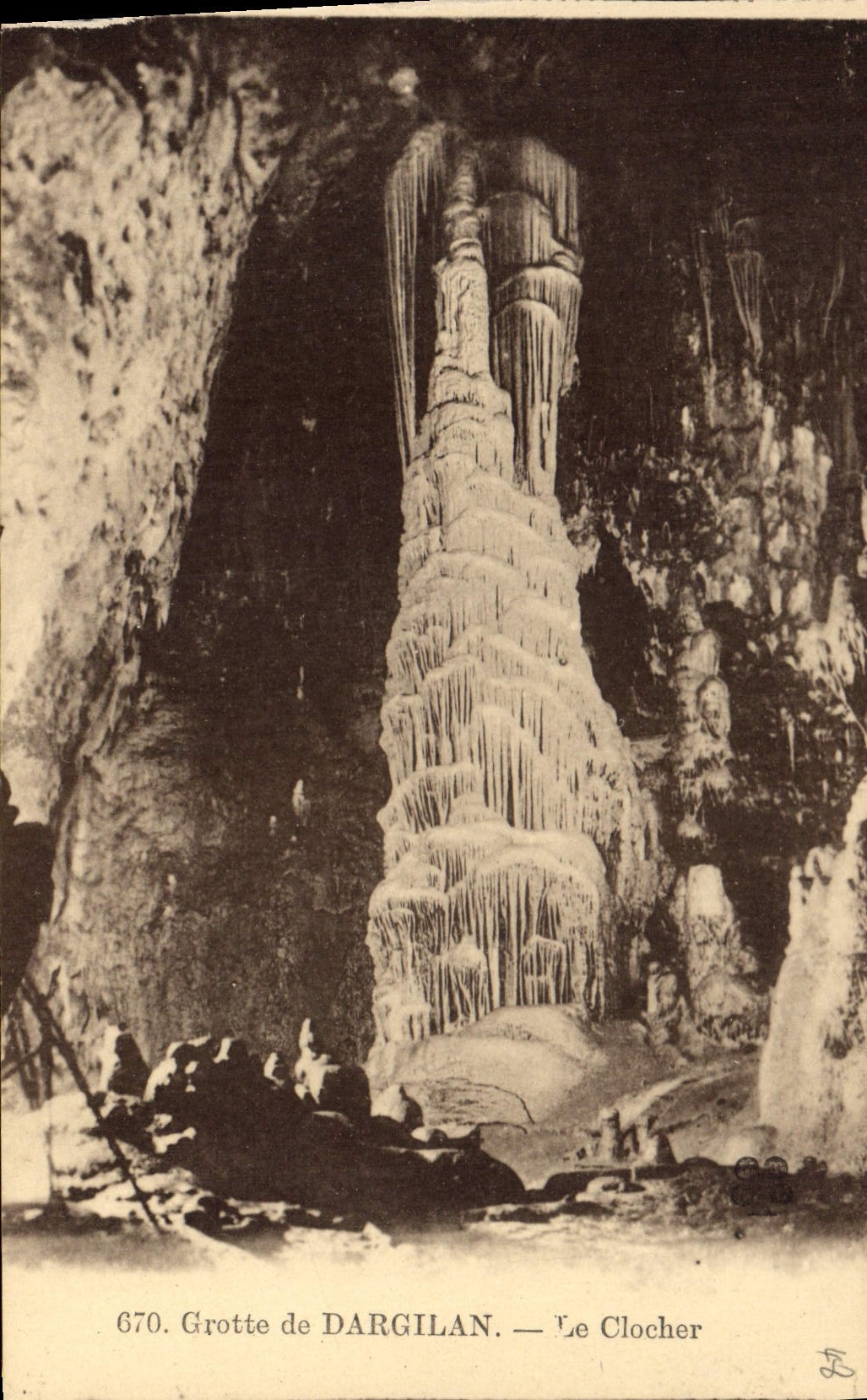 CPA Grotte de Dargilan Le Clocher 