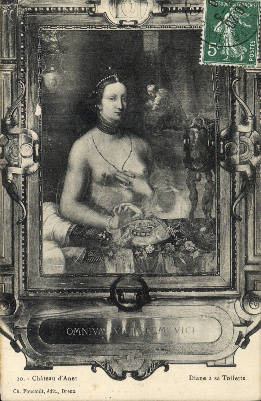 CPA Chateau d'Anet Diane a s Toilette 