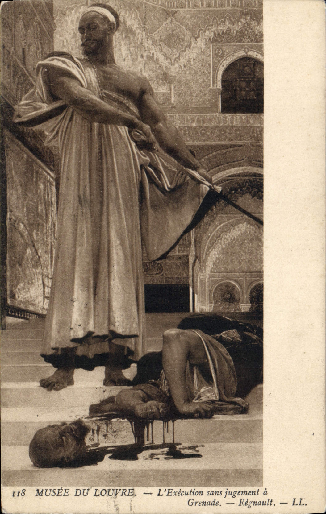 CPA Musee du Louvre L'Execution sans Jugement a Grenade Regnault