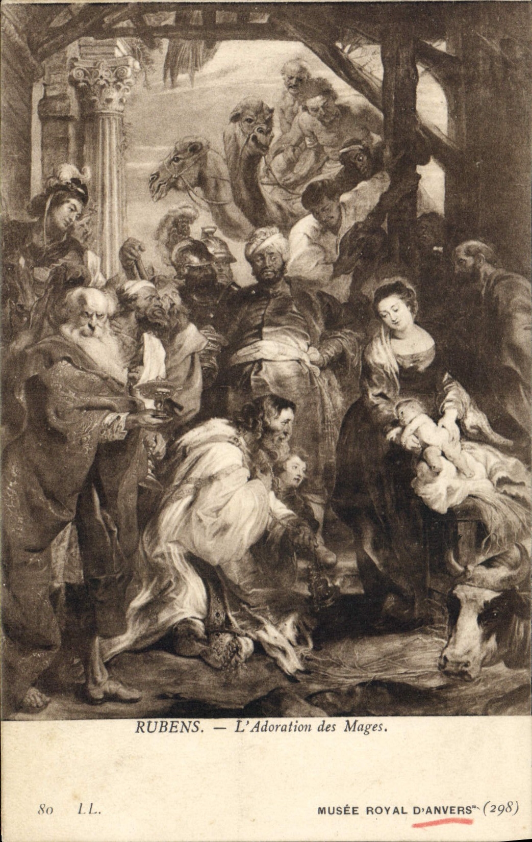 CPA Rubens L'Adoration des Mages Musee Royal d'Anvers 