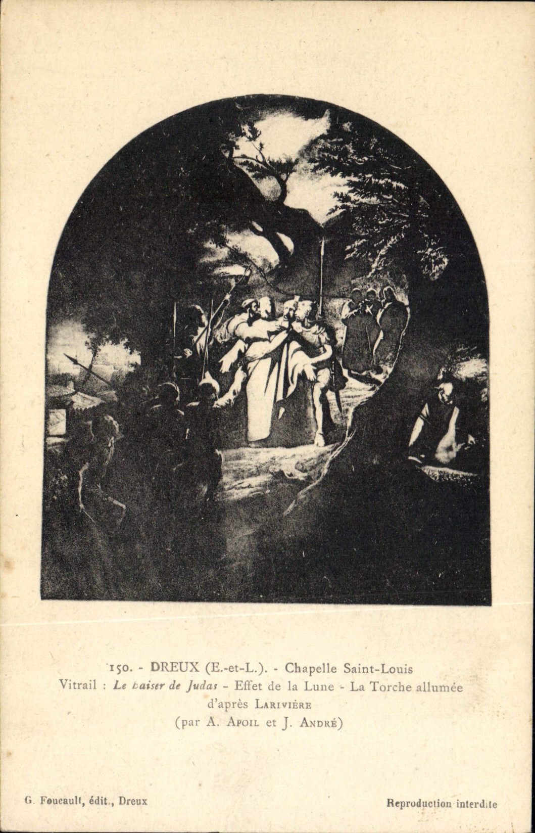 CPA Dreux Chapelle Saint Louis 