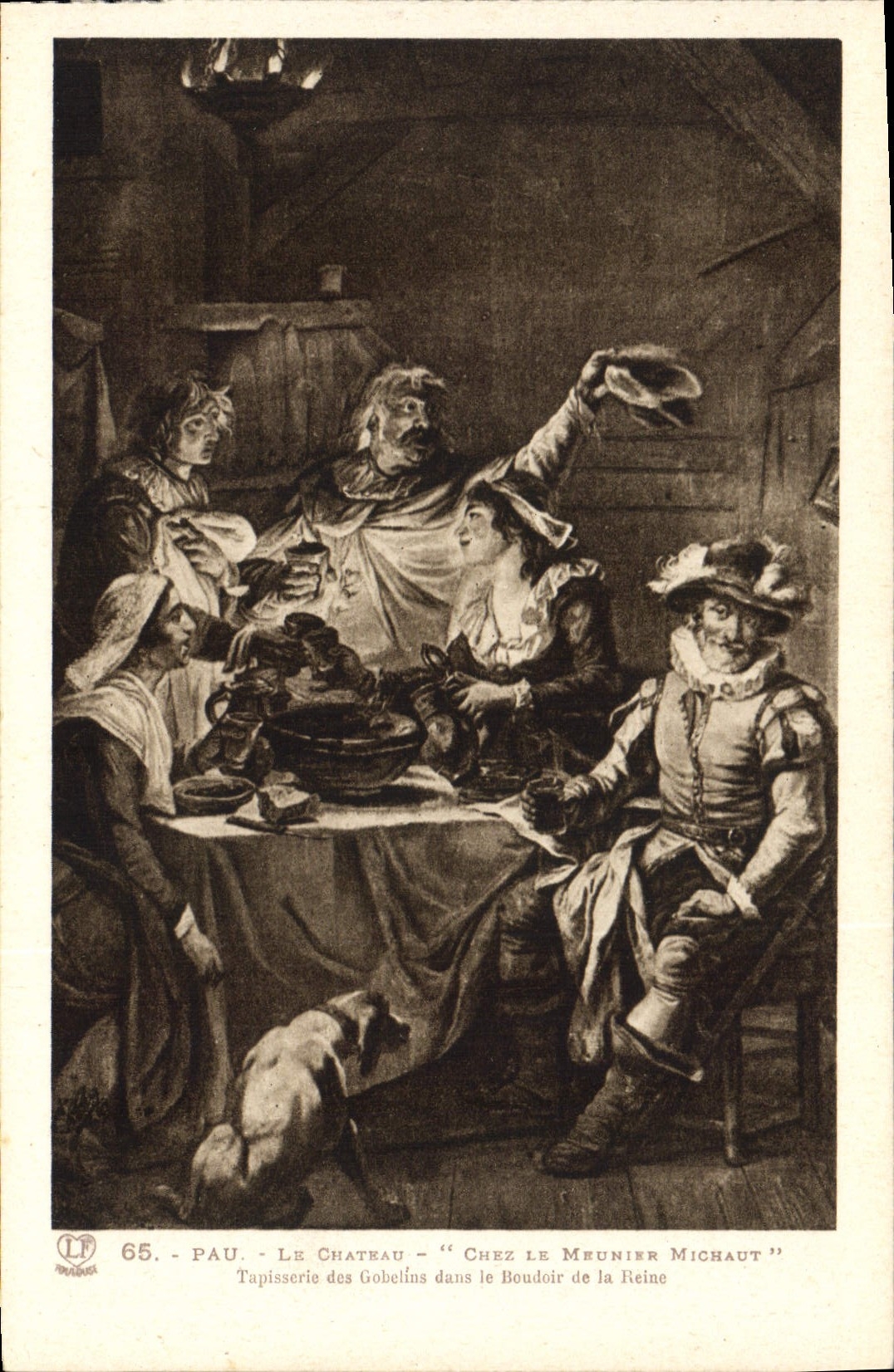 CPA Pau Le Chateau Chez le Meunier Michaut 