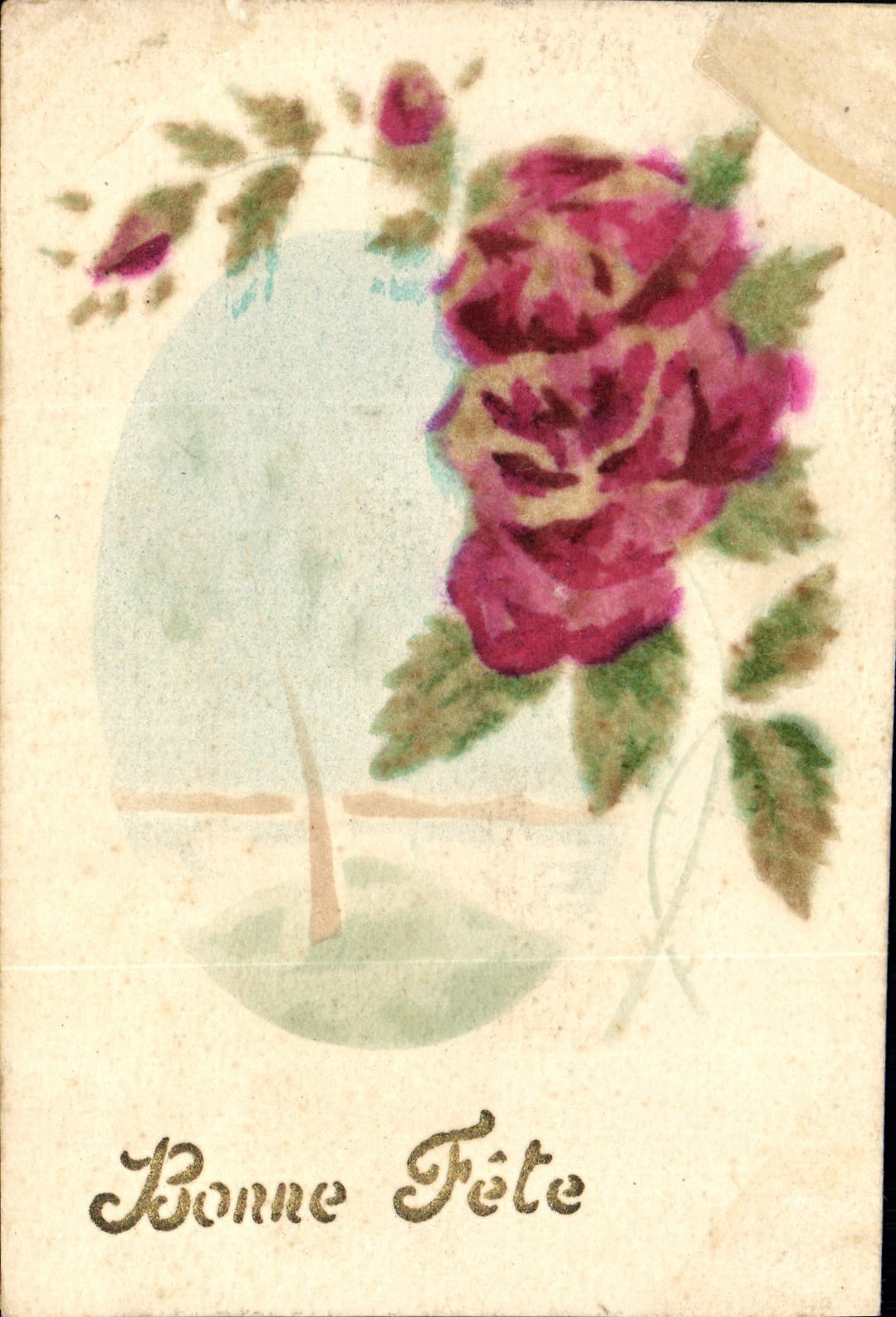 CPA Bonne Fete Fleurs