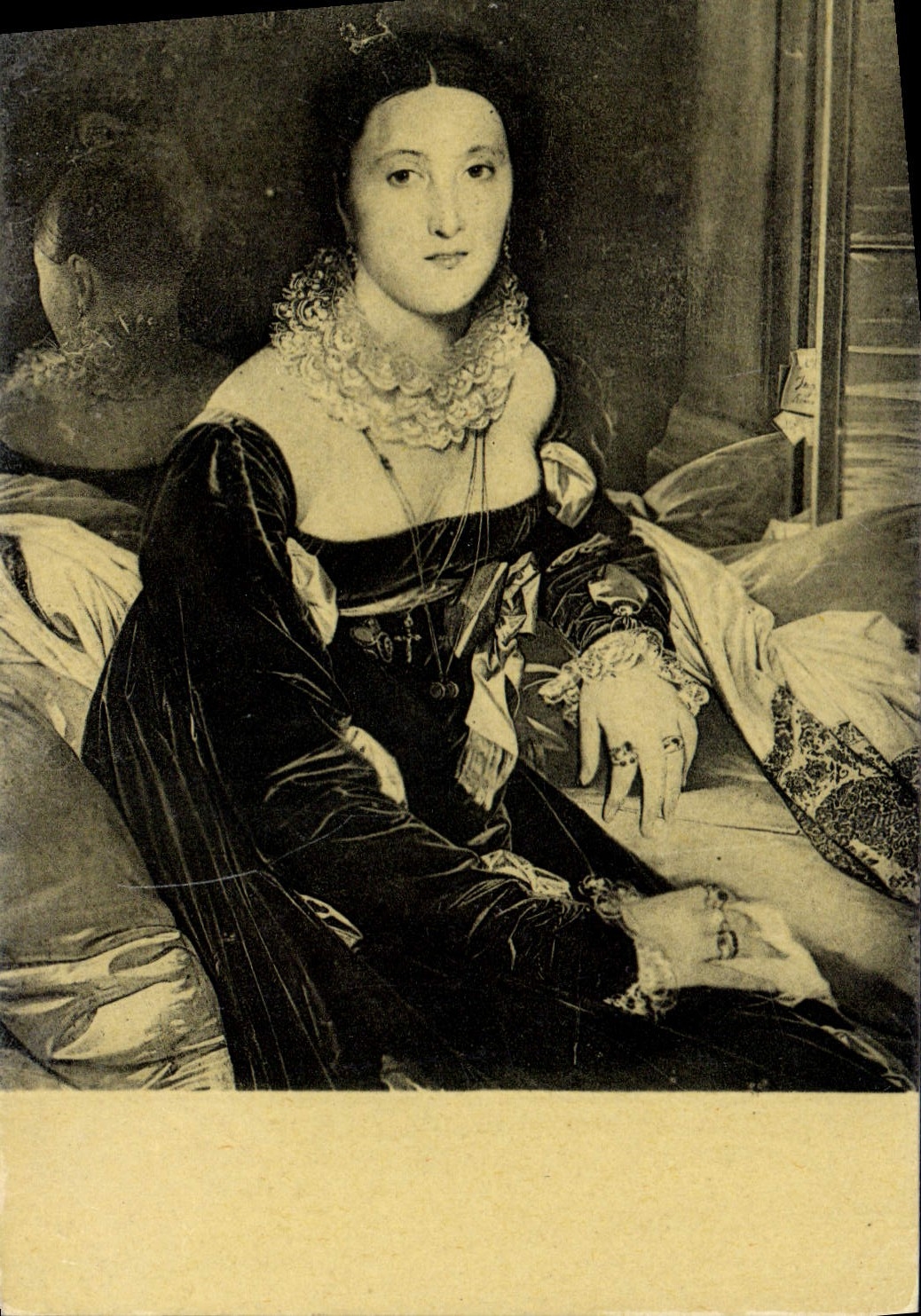 CPA Ingres Dominique Portrait de Mme de Senonnes Nantes Musee des Beaux Arts 