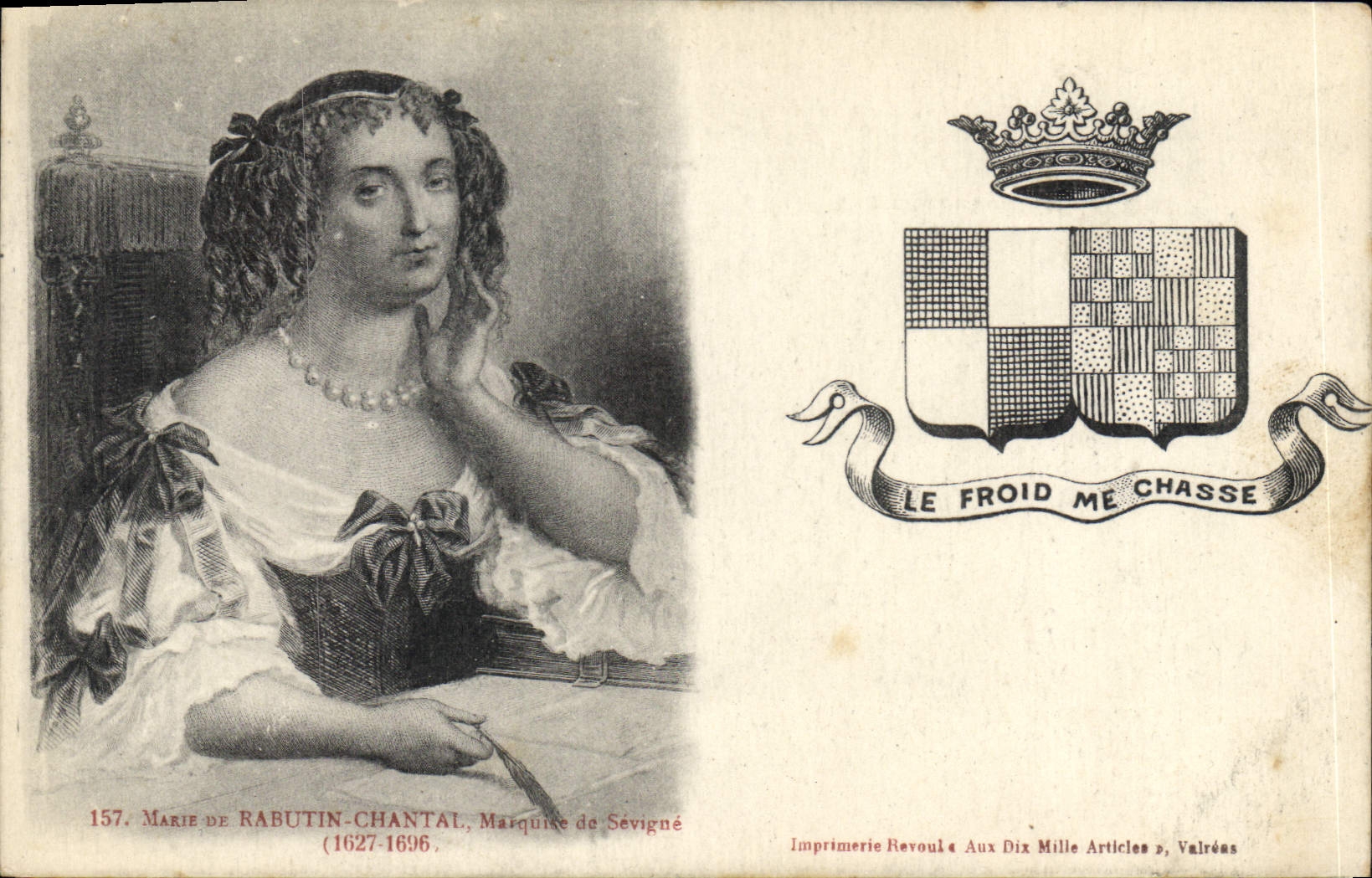 CPA Marie de Rabutin Chantal Marquire de Sevigne