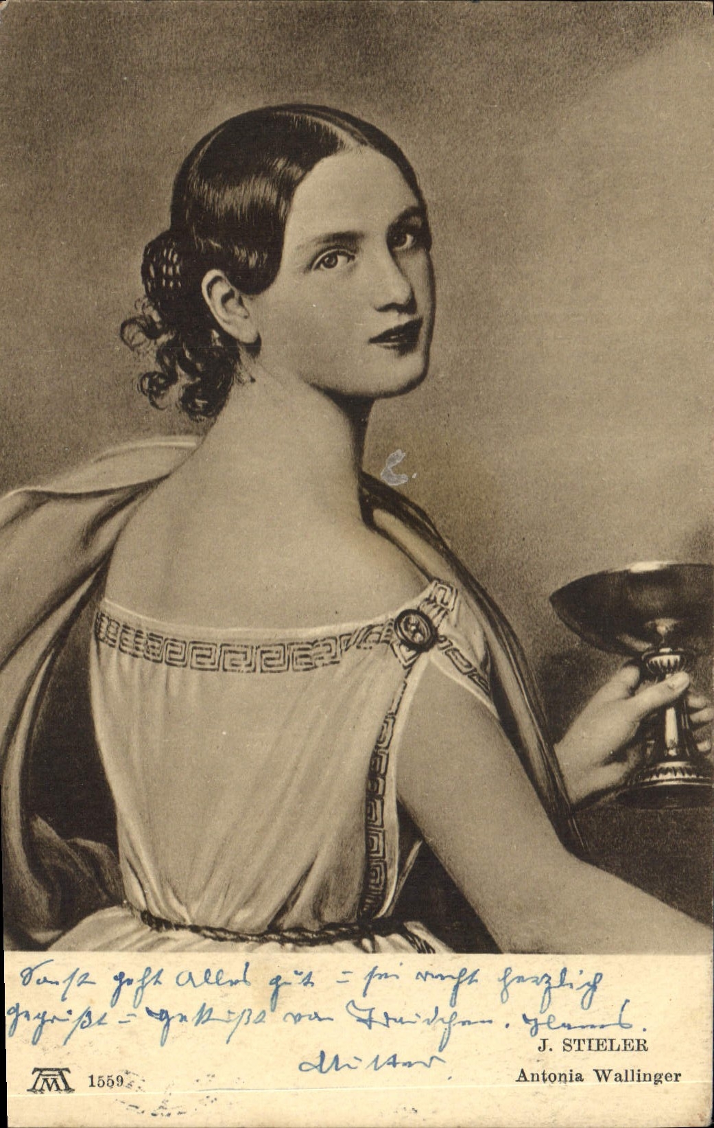 CPA J Stieler Antonia Wallinger 