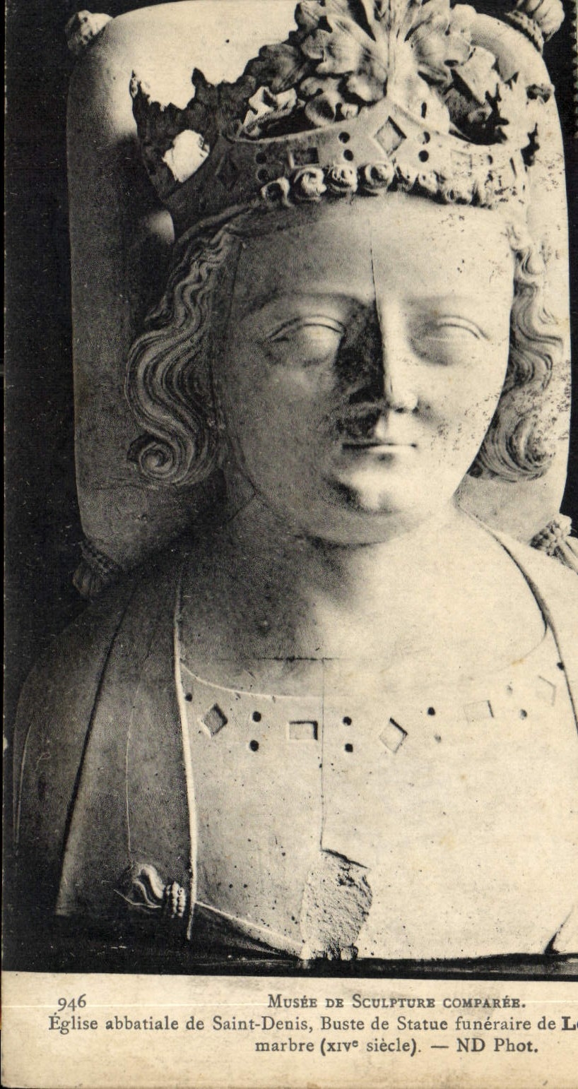 CPA Musee de Sculpture Comparee Eglise abbatiale de Saint Denis Louis X le Hutin