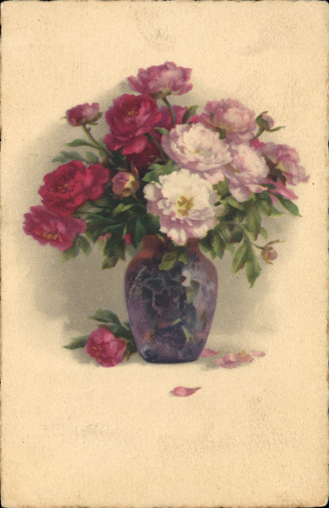 CPA Fantaisie Fleurs