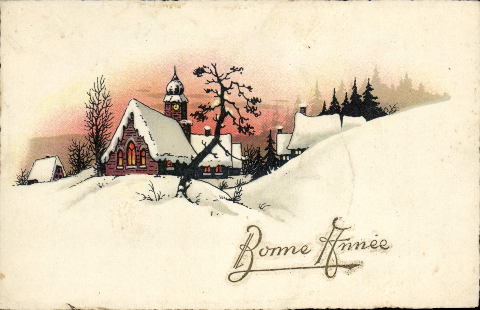 CPA Bonne Annee 