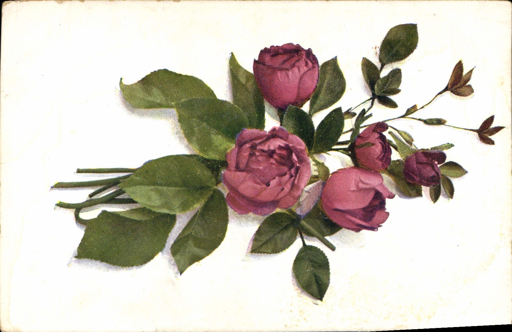 CPA Fantaisie Fleurs