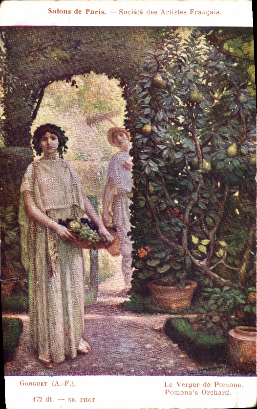 CPA Gorguet Le Verger de Pomone Pomona's Orchard 