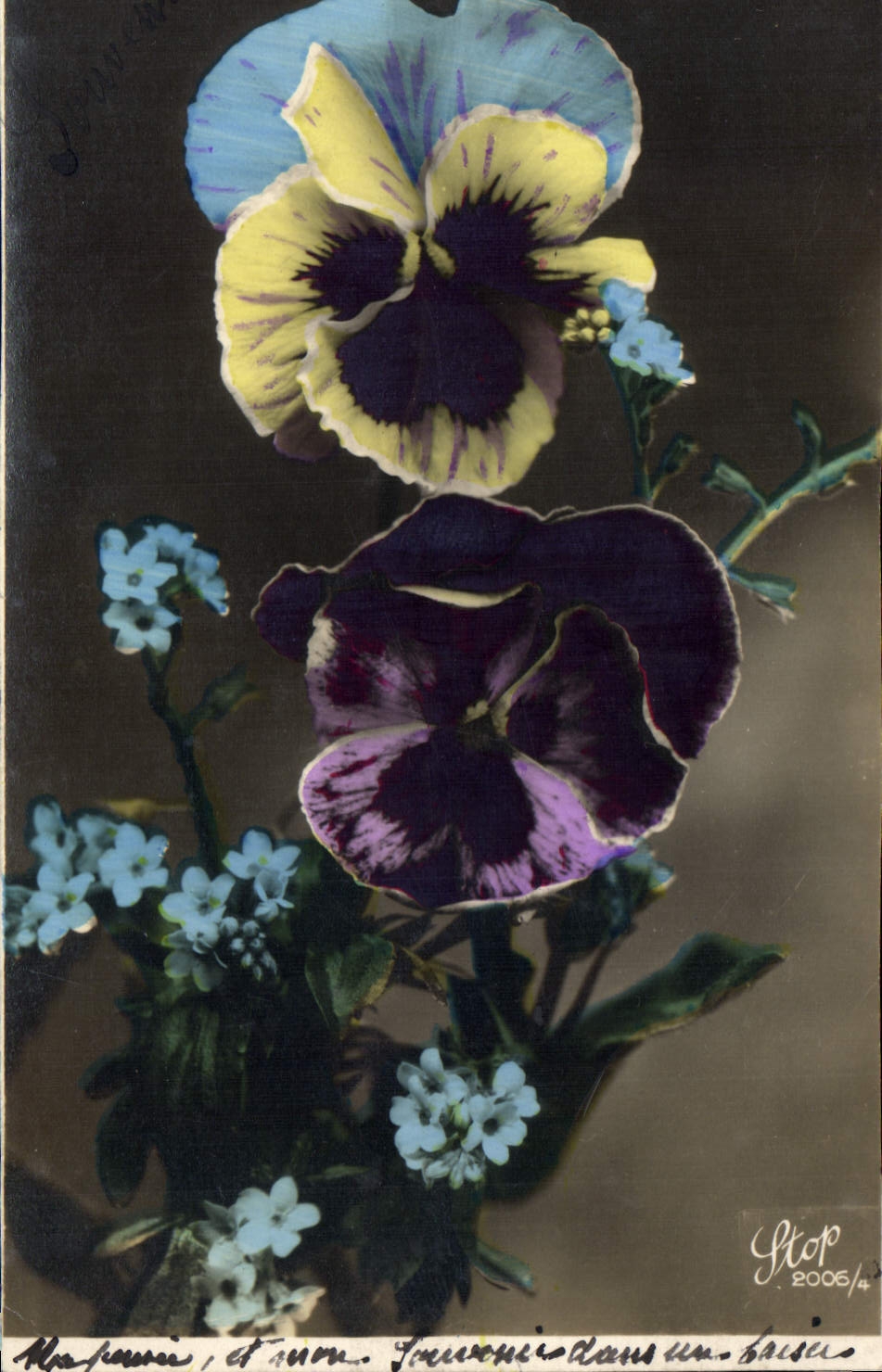 CPA Fantaisie Fleurs