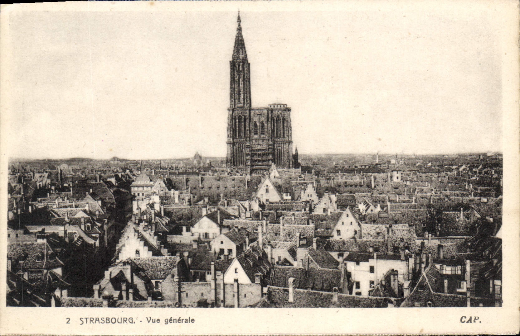 CPA Strasbourg Vue generale 