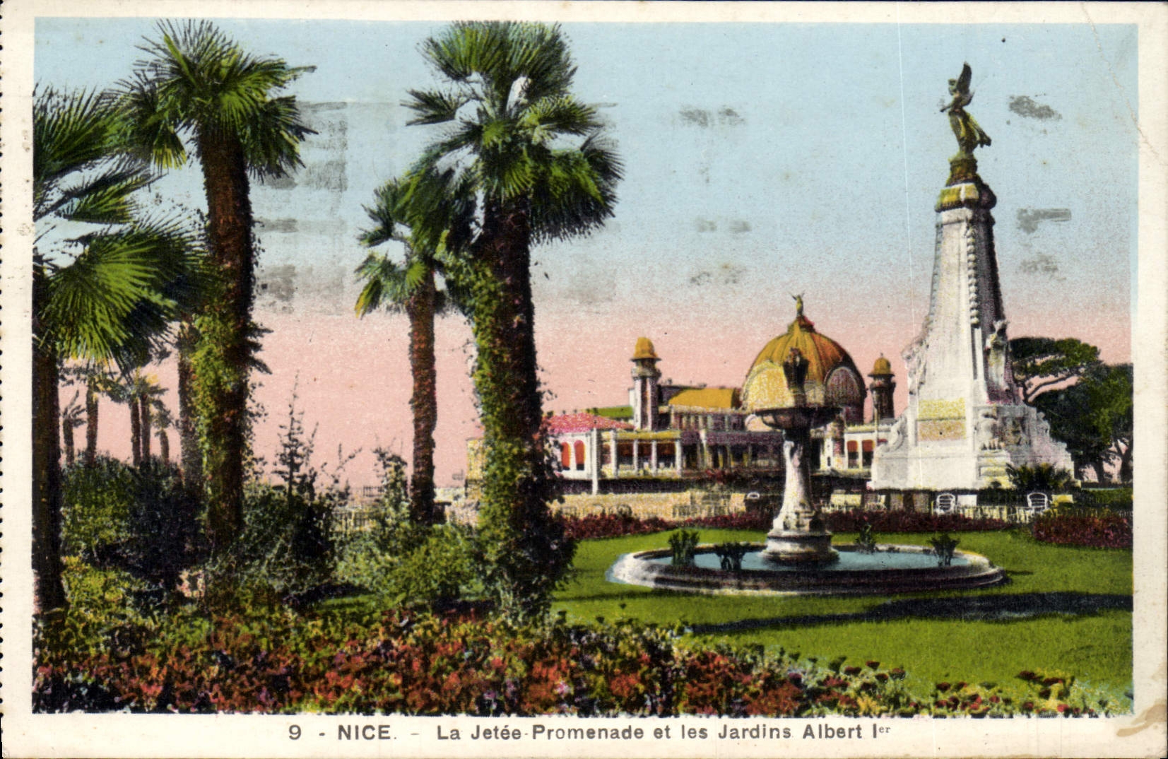 CPA Nice La Jetee Promenade et les Jardins Albert 1er