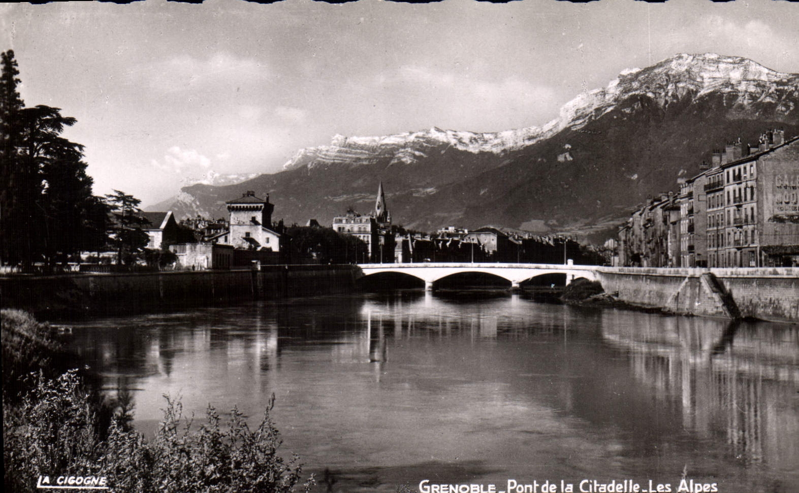 CPA Grenoble Pont de la Citadelle Les Alpes 